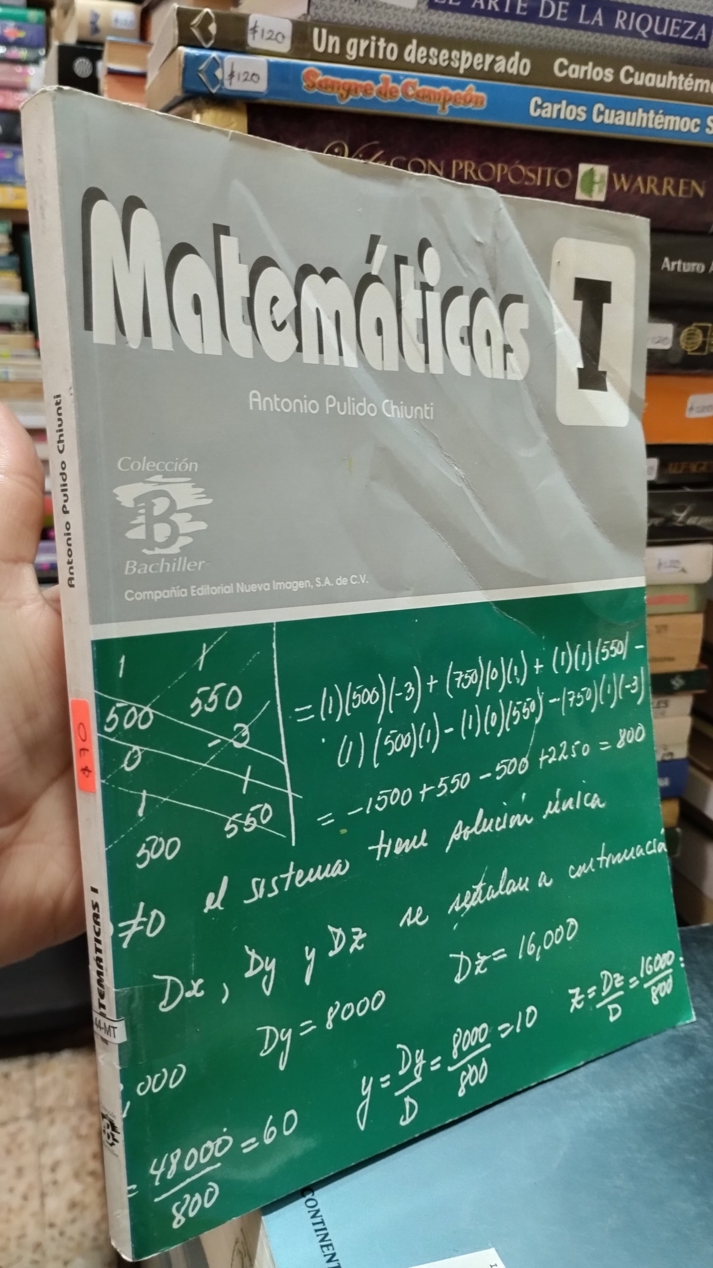 MATEMATICAS I POR ANTONIO PULIDO CHIUNTI LIBRO USADO MATEMATICAS ALDAMA