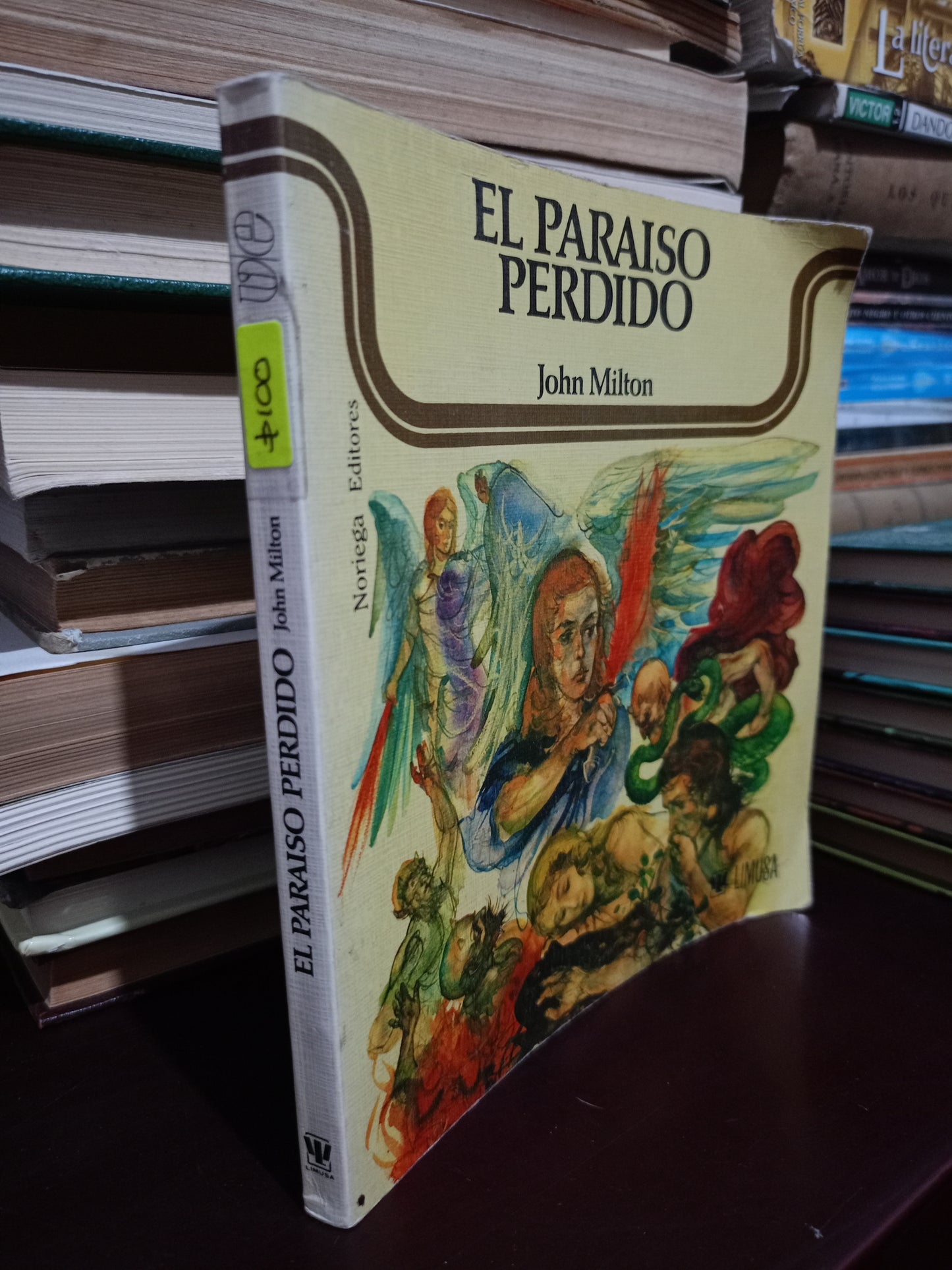 EL PARAÍSO PERDIDO POR JOHN MILTON USADO NOVELA LITERARIO 305