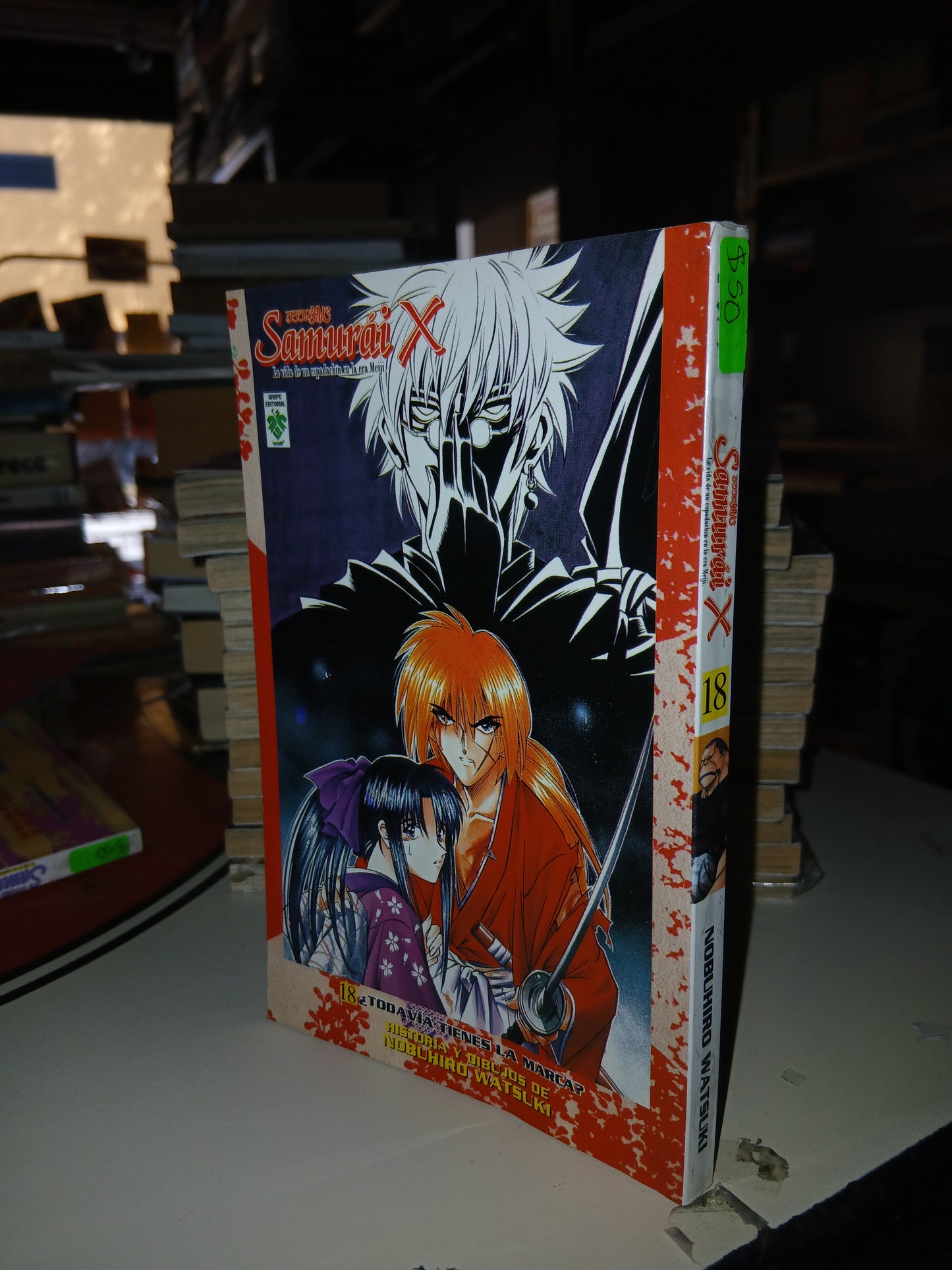 SAMURÁI X 18: ¿TODAVÍA TIENES LA MARCA? POR NOBUHIRO WATSUKI USADO MANGA LITERARIO 207