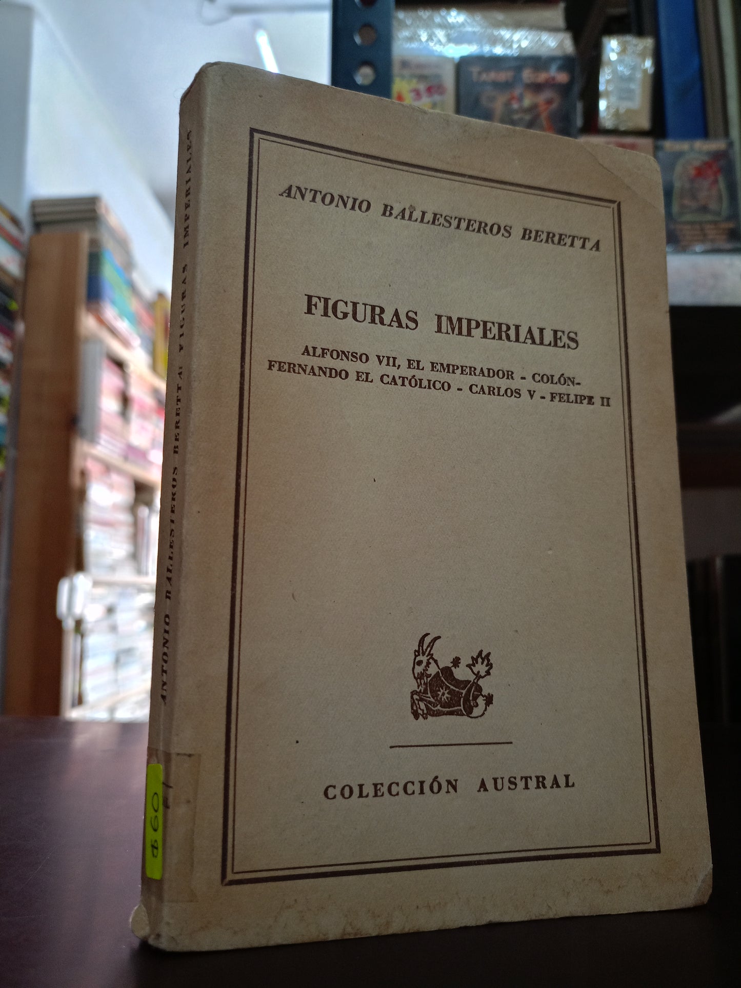 FIGURAS IMPERIALES POR ANTONIO BALLESTEROS BERETTA USADO HISTORIA LITERARIO 305