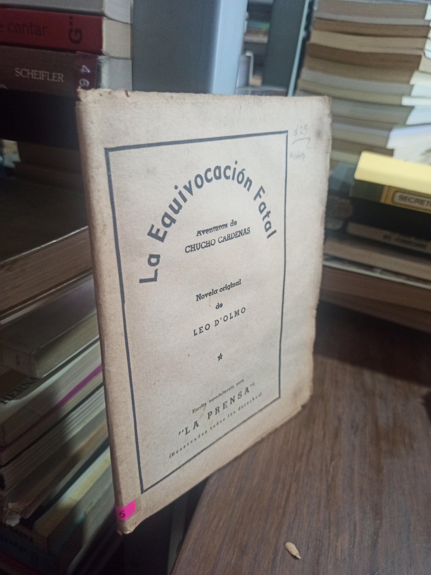 LA EQUIVOCACIÓN FATAL POR CHUCHO CARDENAS USADO ANTIGUOS ALDAMA
