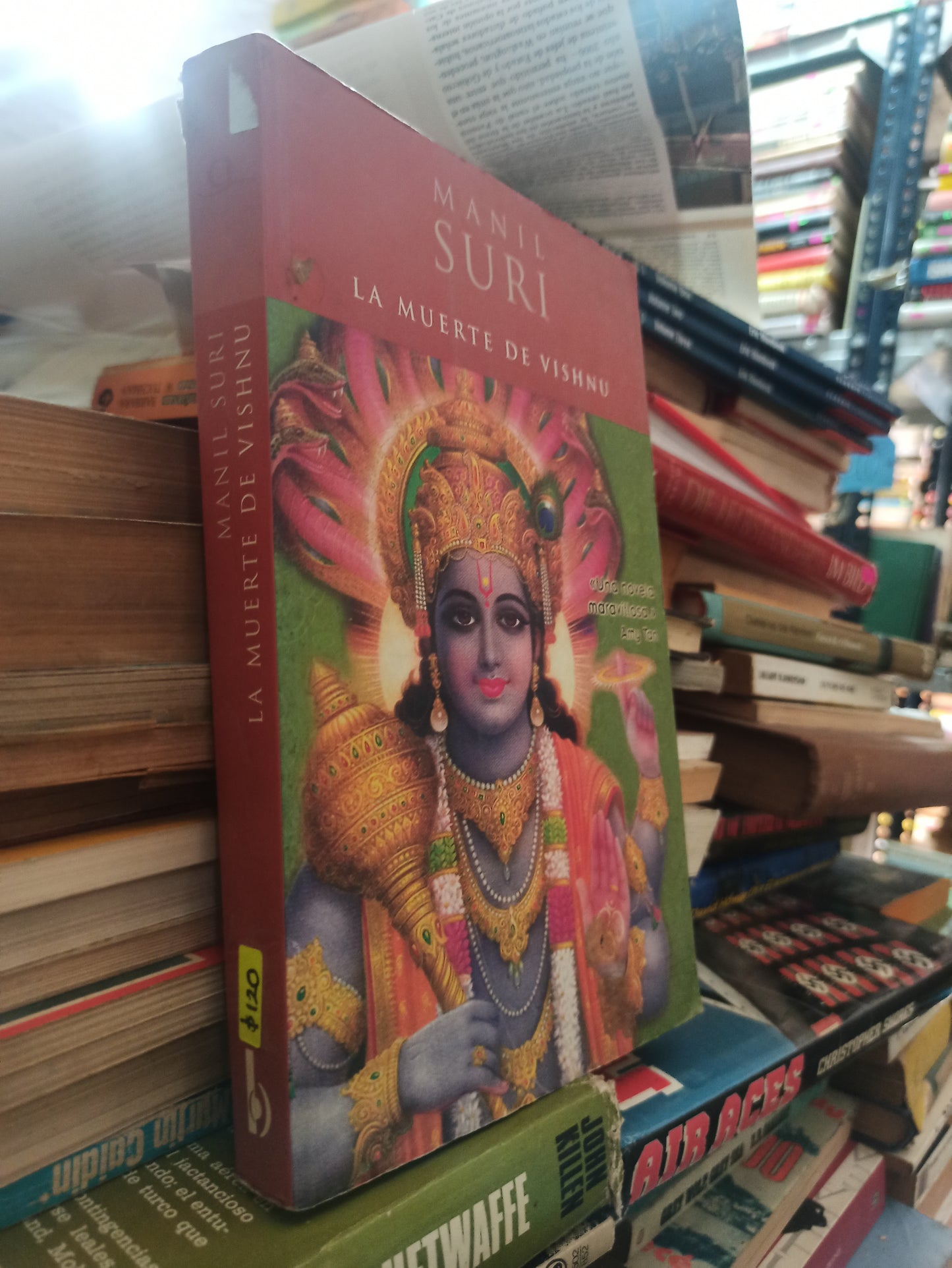 LA MUERTE DE VISHNU POR MANIL SURI USADO NOVELAS ALDAMA