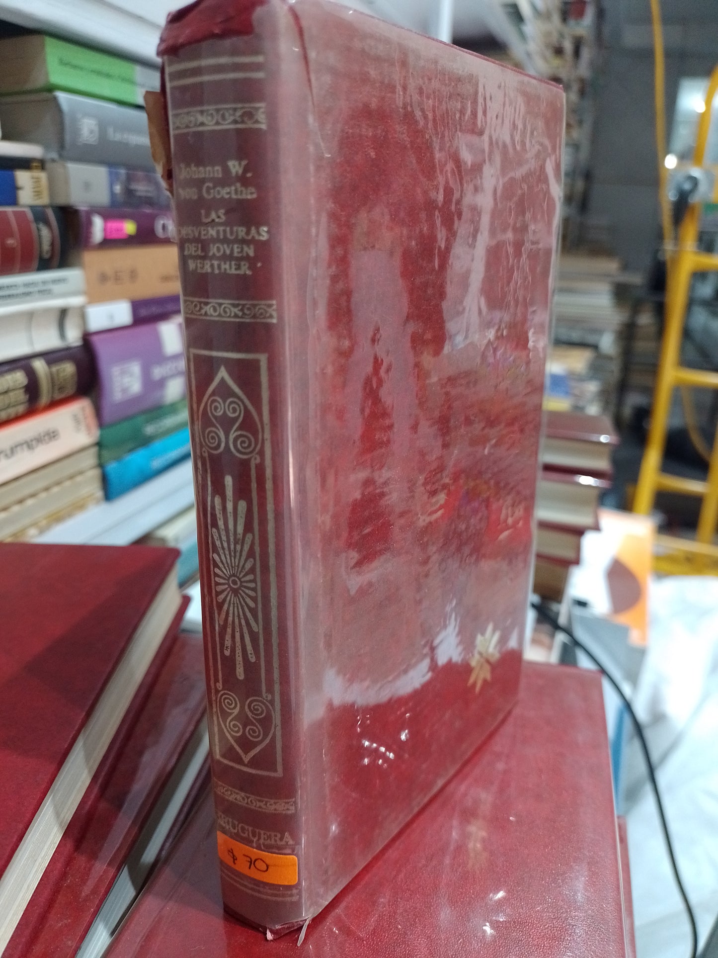 LAS DESVENTURAS DEL JOVEN WERTHER POR J WOLFGANG V GOETHE USADO NOVELA JUAREZ 515