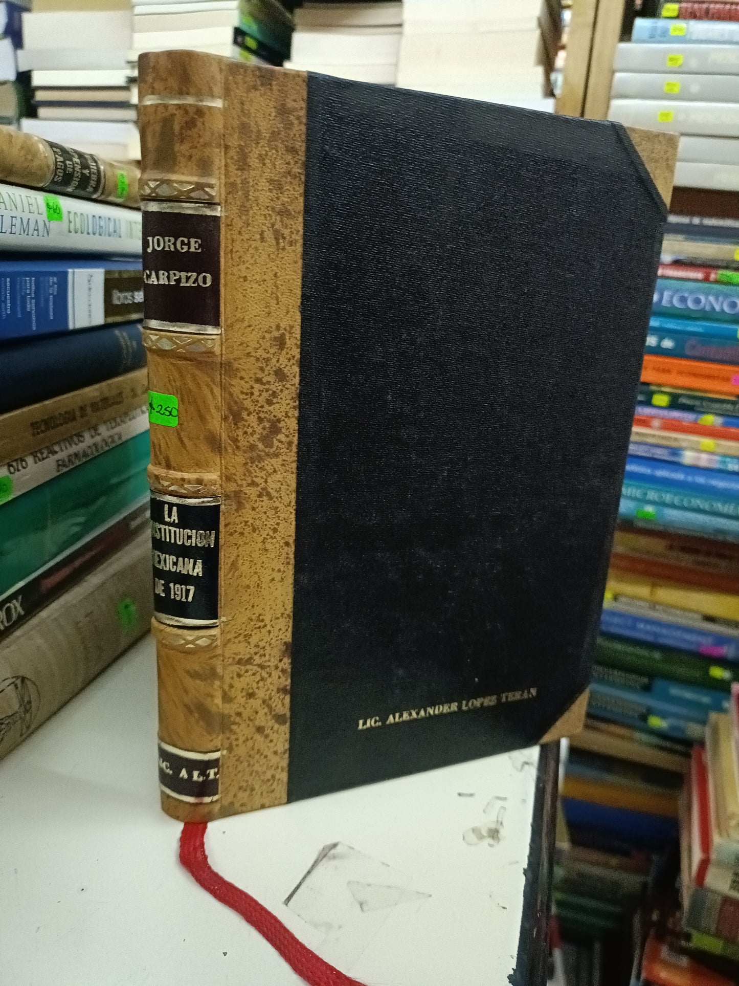 LA CONSTITUCIÓN MEXICANA DE 1917 POR JORGE CARPIZO USADO DERECHO LITERARIO 207