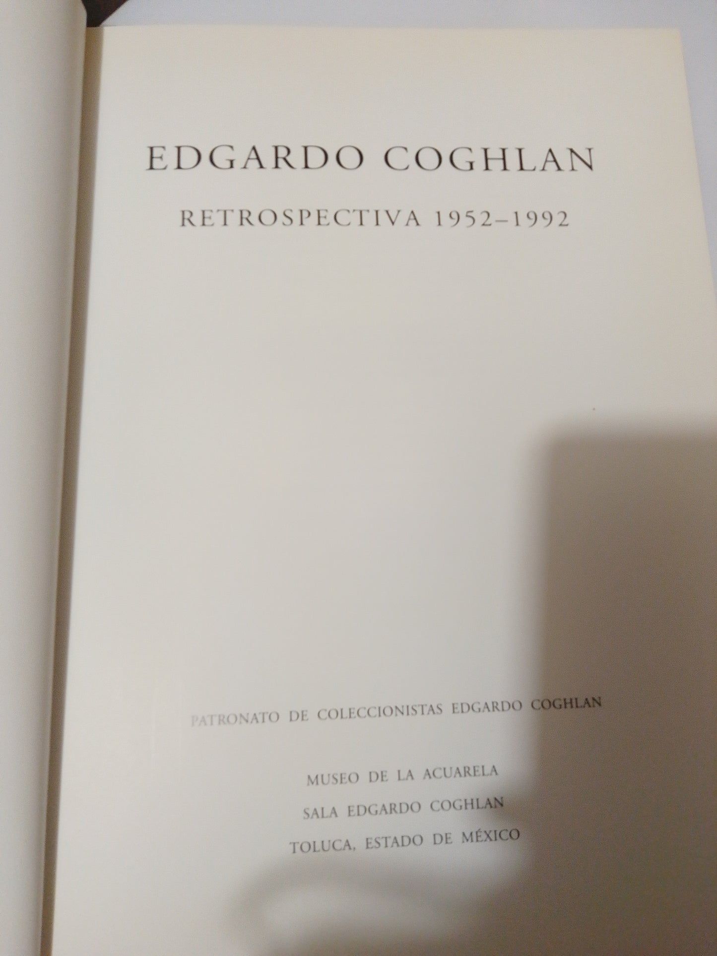 RETROSPECTIVA 1952-1992 POR EDGARDO COGHLAN USADO ARTE JUAREZ