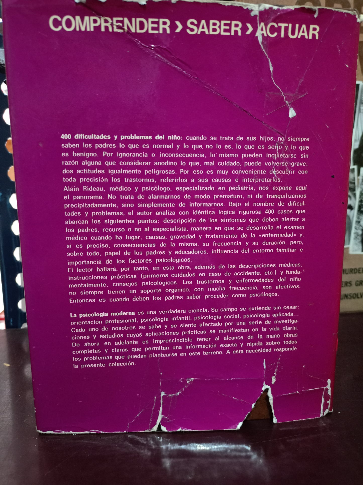 400 DIFICULTADES Y PROBLEMAS DEL NIÑO POR ALAIN RIDEAU USADO PSICOLOGÍA LITERARIO 305