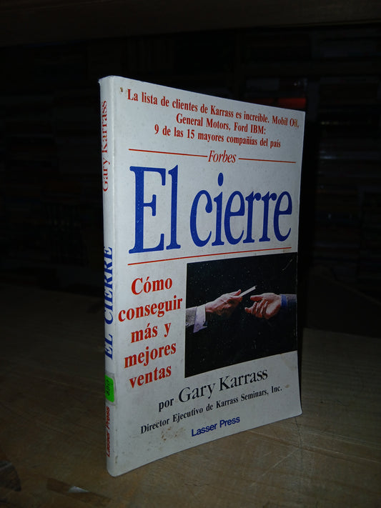 EL CIERRE POR GARY KARRASS USADO ADMINISTRACIÓN LITERARIO 207