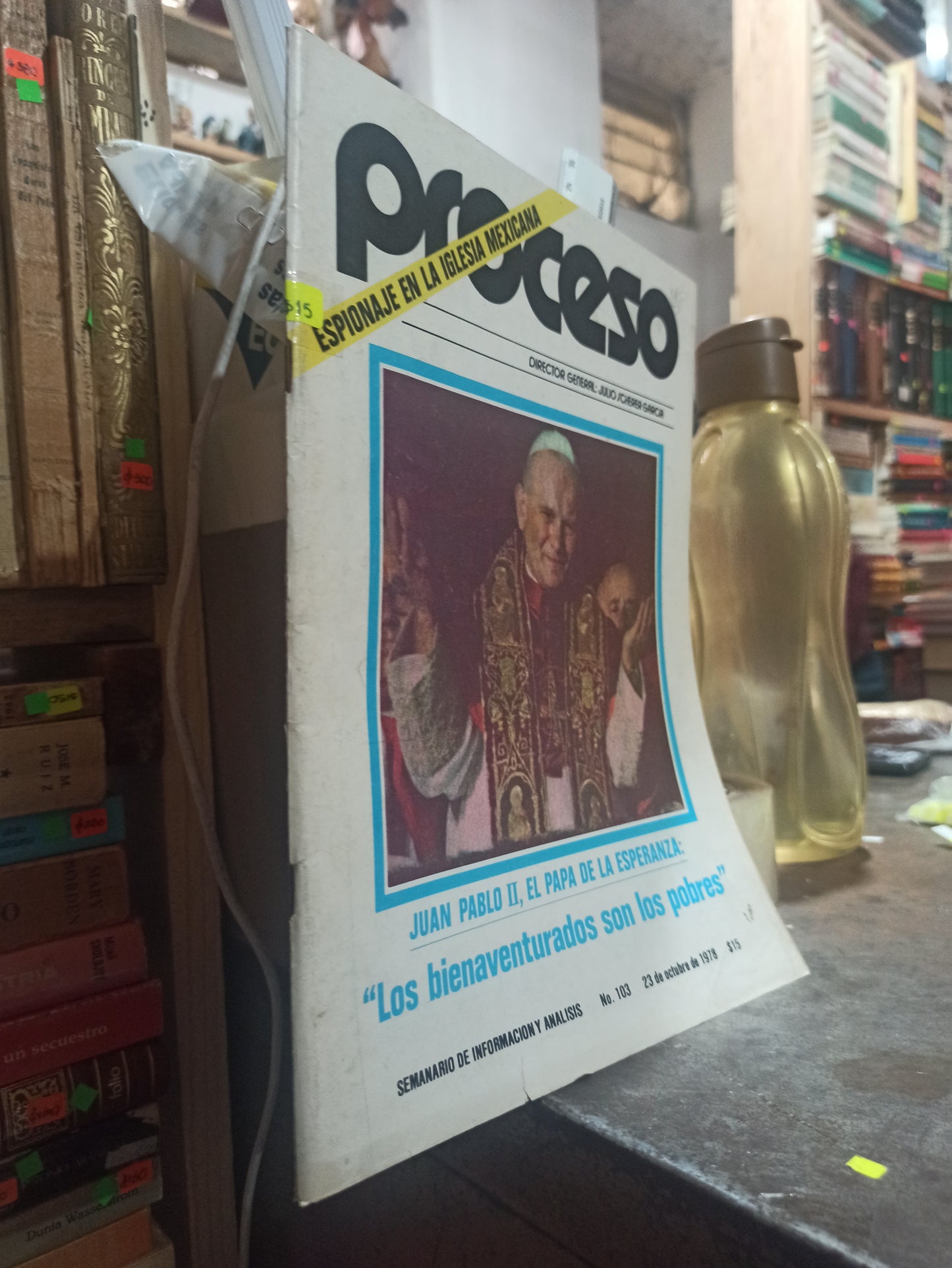 REVISTA PROCESO LOS BIENAVENTURADOS SON LOS POBRES POR JULIO SCHERER GARCIA USADO BUEN ESTADO PASTA BLANDA