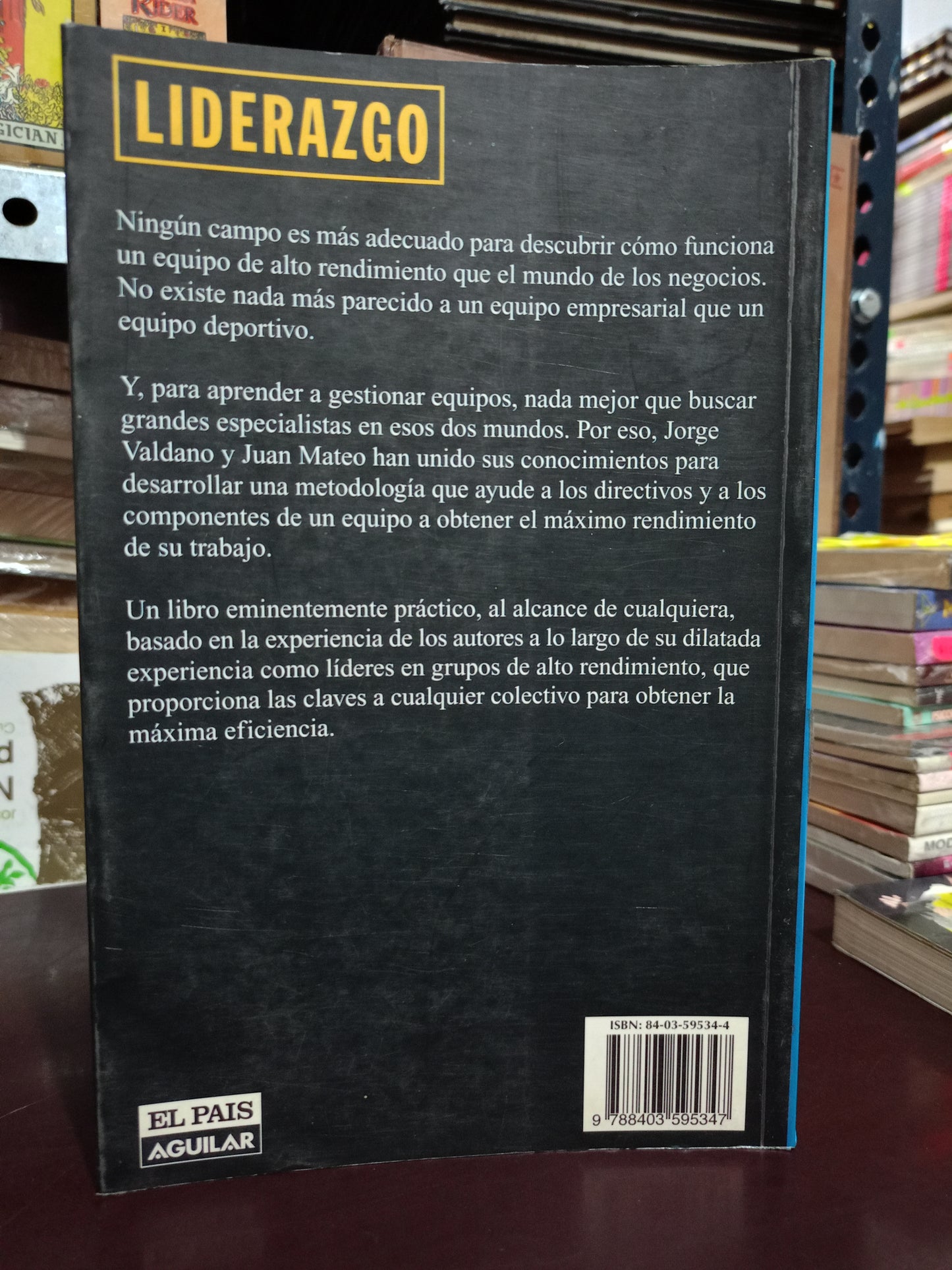 LIDERAZGO POR JUAN MATEO Y JORGE VALDANO USADO SUPERACIÓN PERSONAL LITERARIO 305