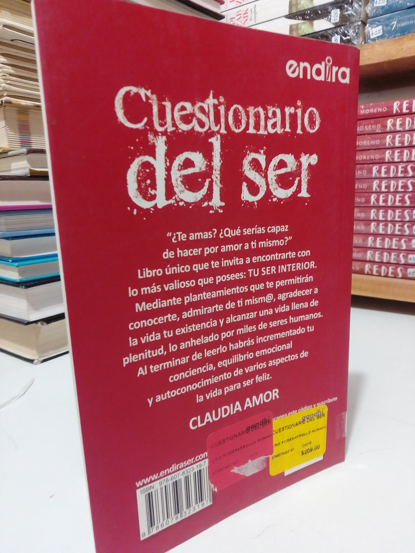 CUESTIONARIO DEL SER POR CLAUDIA AMOR USADO SUP.PERSONAL JUÁREZ