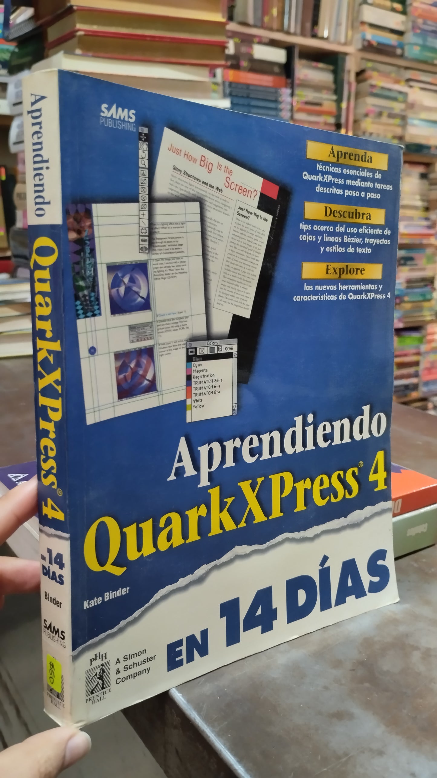 APRENDIENDO QUARKXPRESS 4 EN 14 DIAS LIBRO USADO COMPUTACION ALDAMA