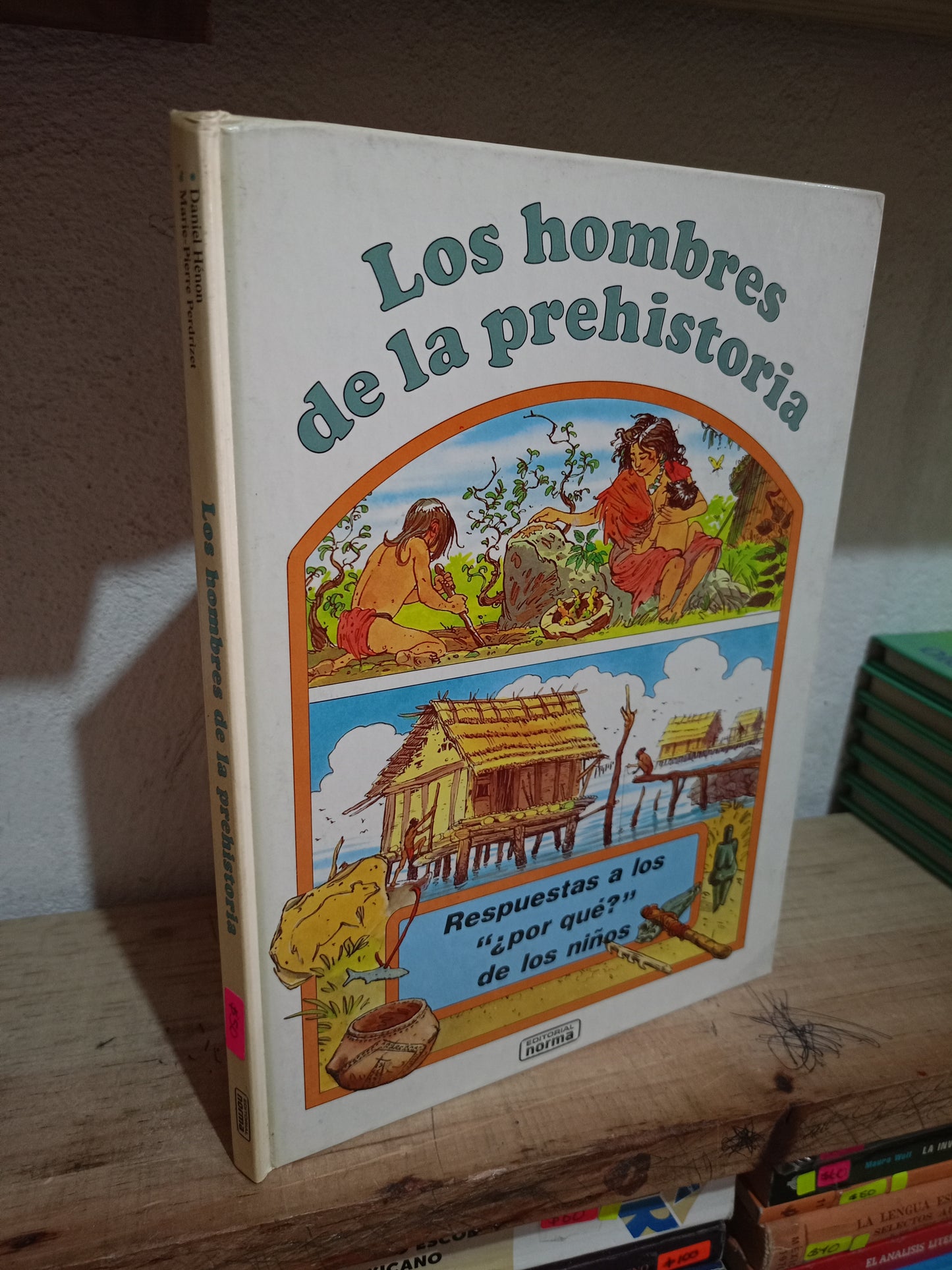 LOS HOMBRES DE LA PREHISTORIA POR DANIEL HENON Y MARIE PIERRE PERDRIZET USADO INFANTIL LITERARIO 305