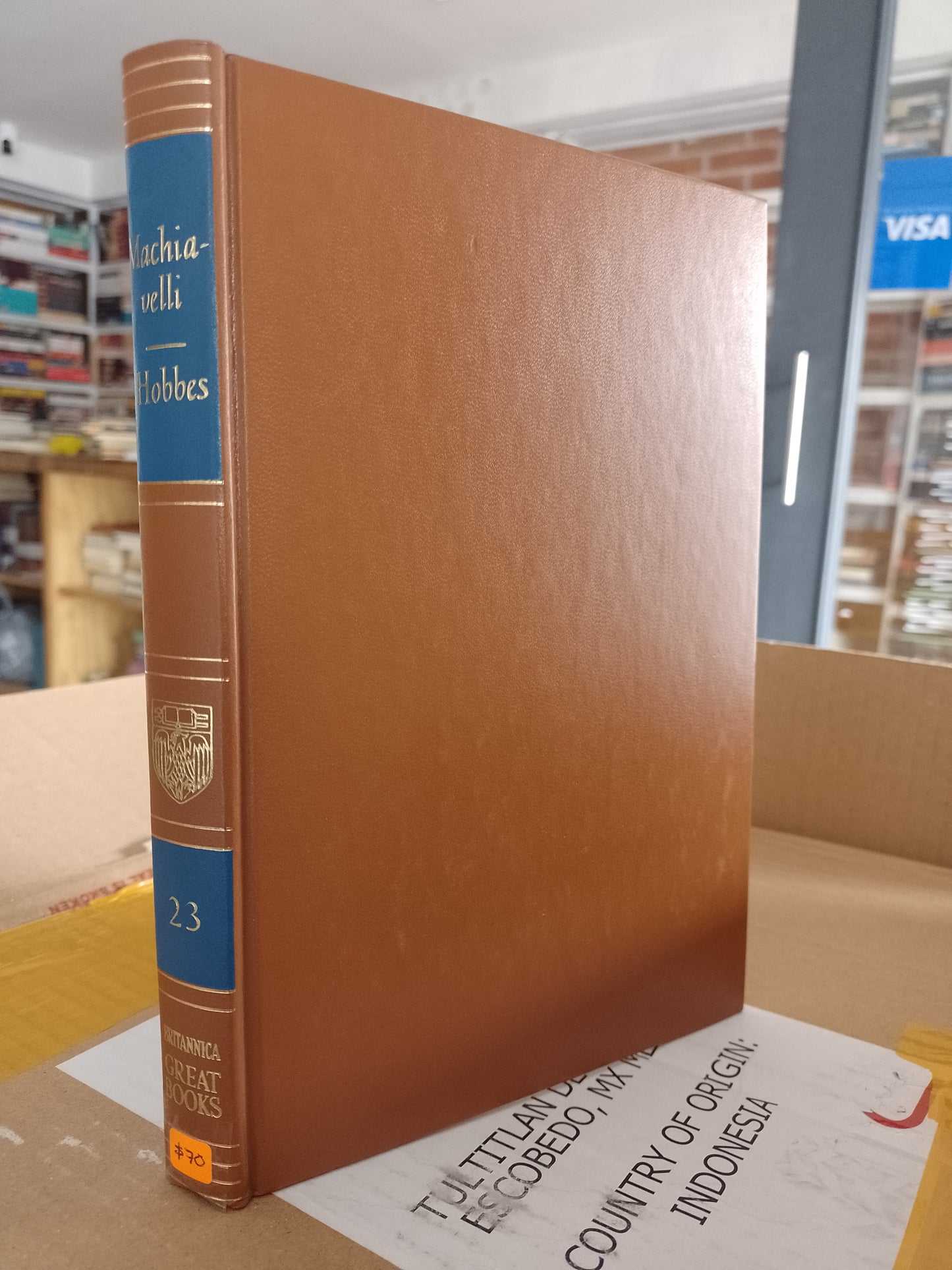 23 MACHIAVELLI HOBBES POR ROBERT MAYNARD HUTCHINS USADO IDIOMAS JUAREZ 515
