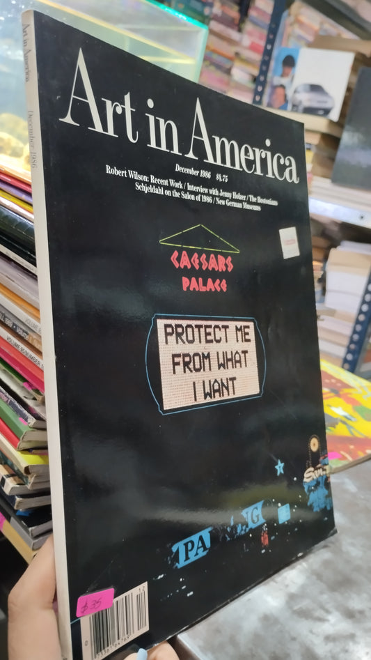 ART IN AMERICA DECEMBER 1986 LIBRO USADO ARTE ALDAMA