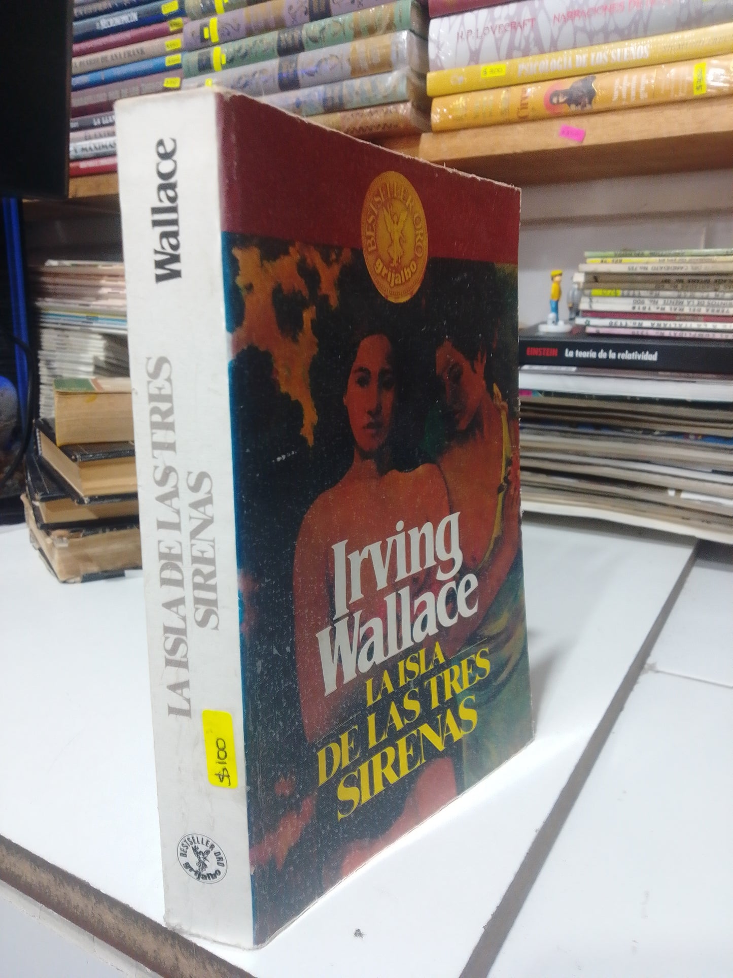 LA ISLA DE LAS TRES SIRENAS POR IRVING WALLACE USADO NOVELA JUAREZ
