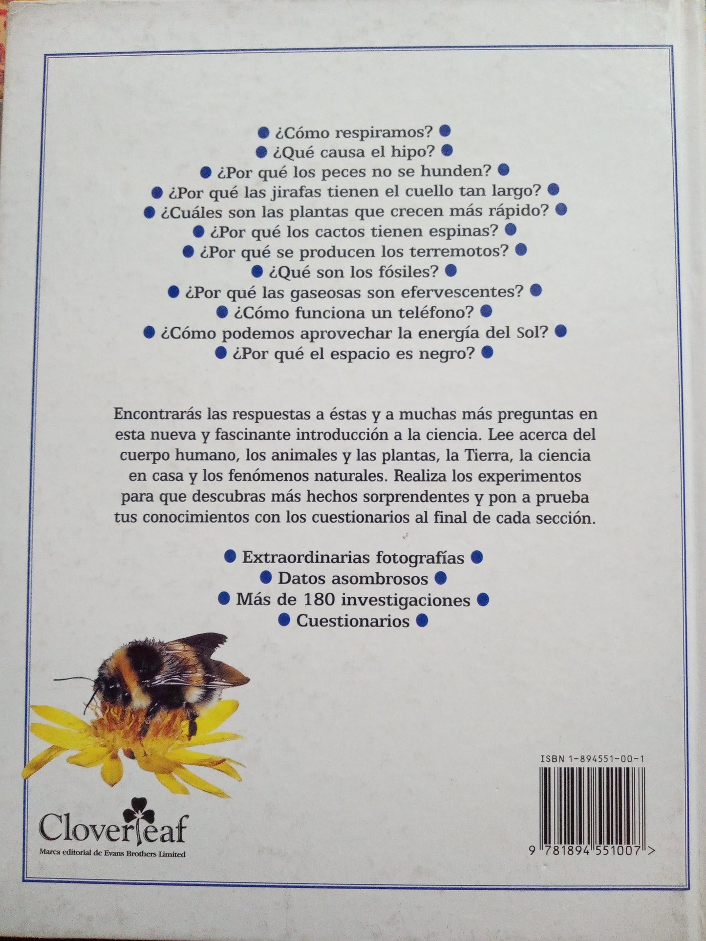 CIENCIA PREGUNTAS Y RESPUESTAS USADO CIENCIA LITERARIO 305