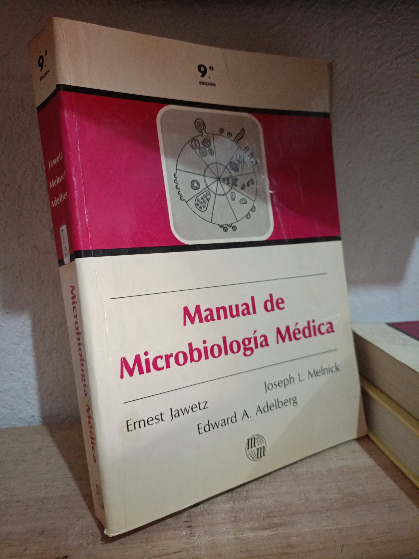 MANUAL DE MICROBIOLOGIA MEDICA POR ERNEST JAWETZ JOSEPH L. MELNICK EDWARD A. ADELBERG USADO SALUD LITERARIO 305
