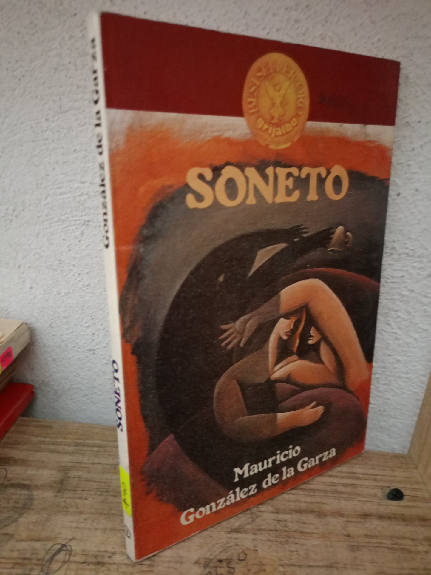 SONETO MAURICIO GONZALEZ DE LA GARZA USADO NOVELA LITERARIO 305