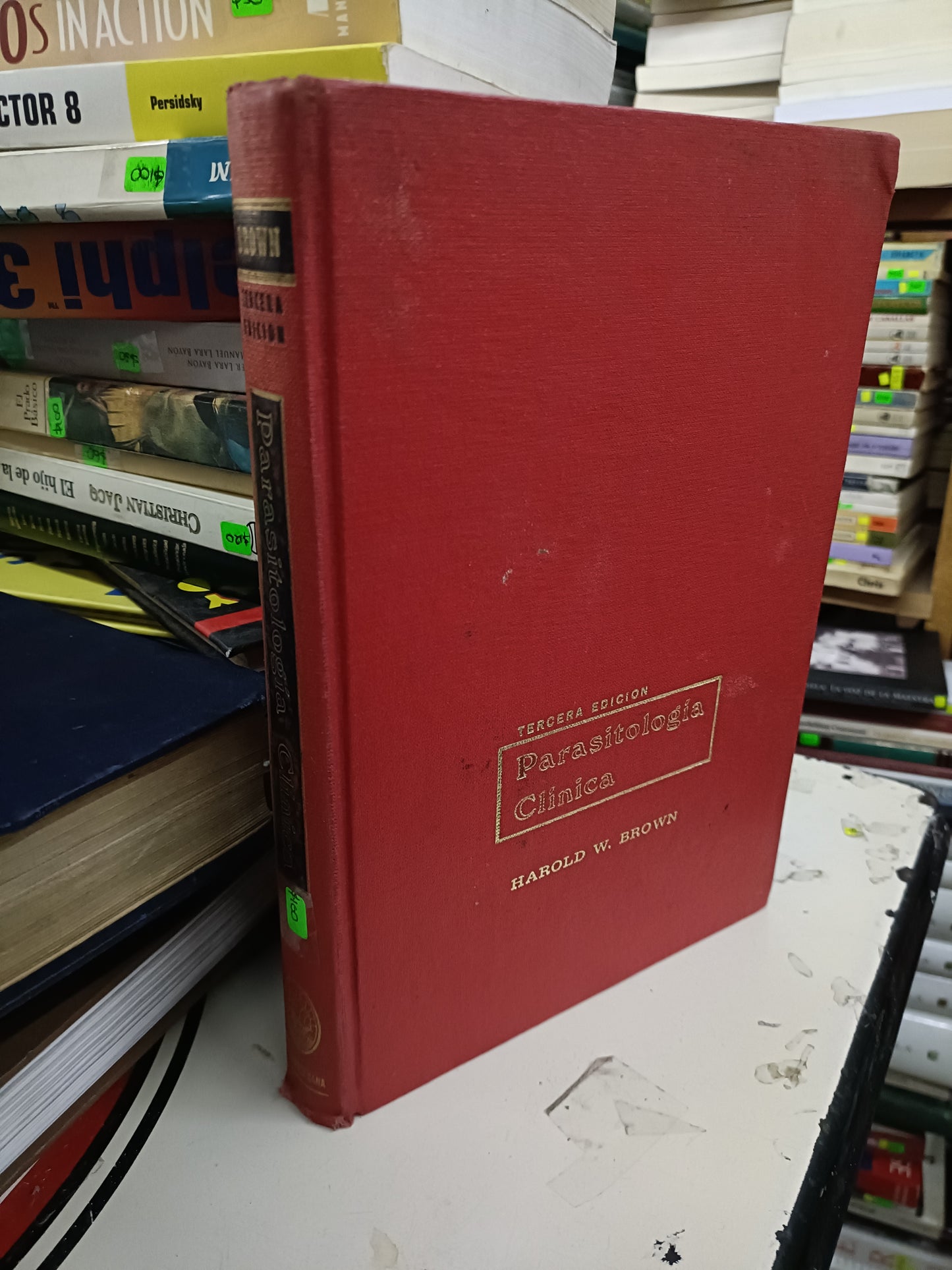 PARASITOLOGÍA CLÍNICA POR HAROLD W. BROWN USADO MEDICINA LITERARIO 207