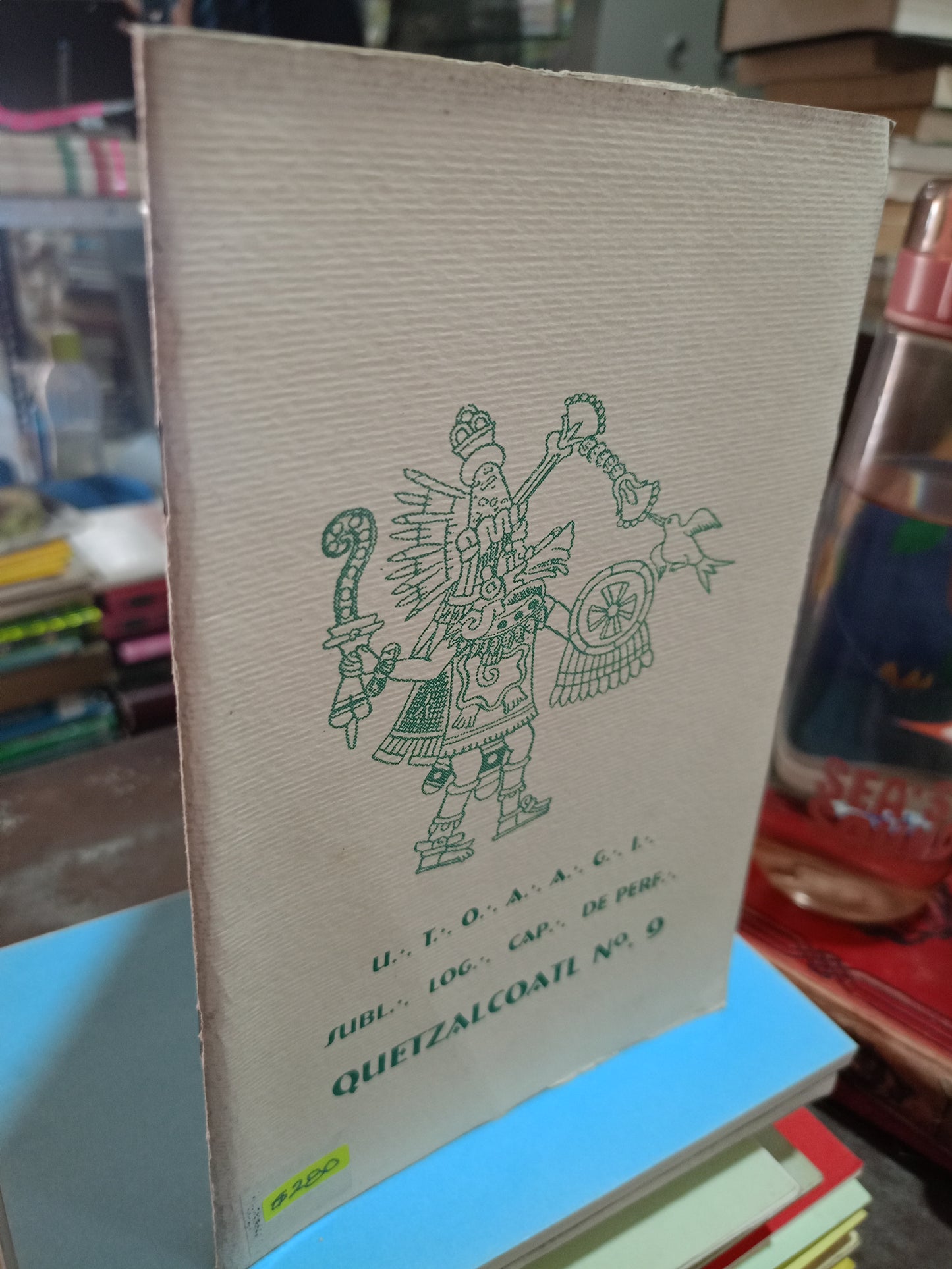 QUETZALCOATL NO. 9 POR FERNANDO FERNANDEZ USADO MASONERÍA ALDAMA