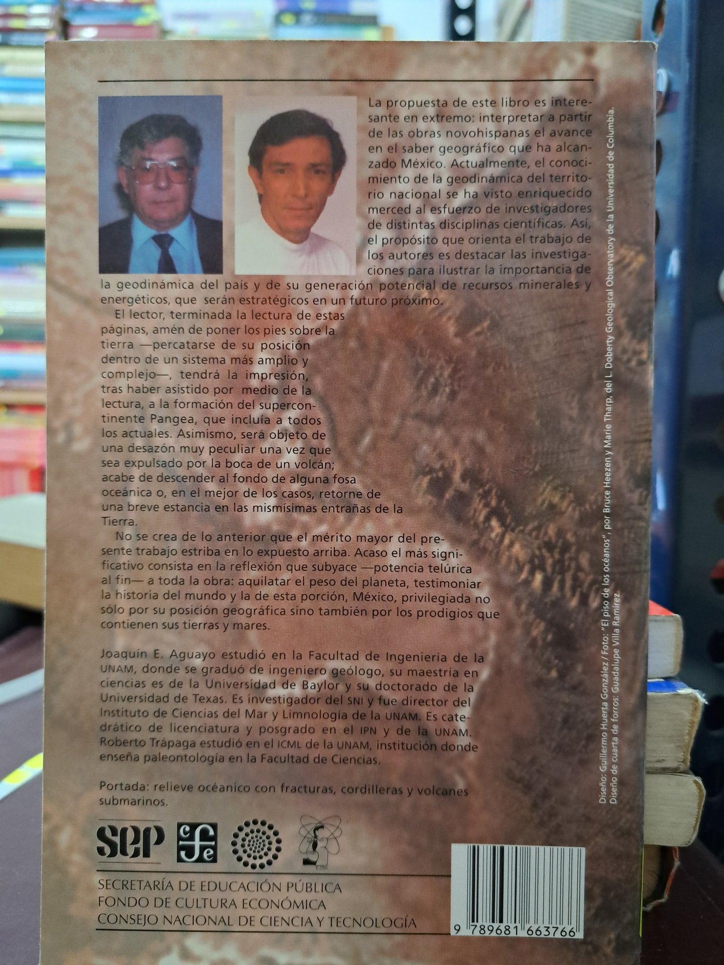 GEODINÁMICA DE MÉXICO Y MINERALES DEL MAR JOAQUÍN EDUARDO AGUAYO ROBERTO TRÁPAGA USADO HISTORIA LITERARIO 305.