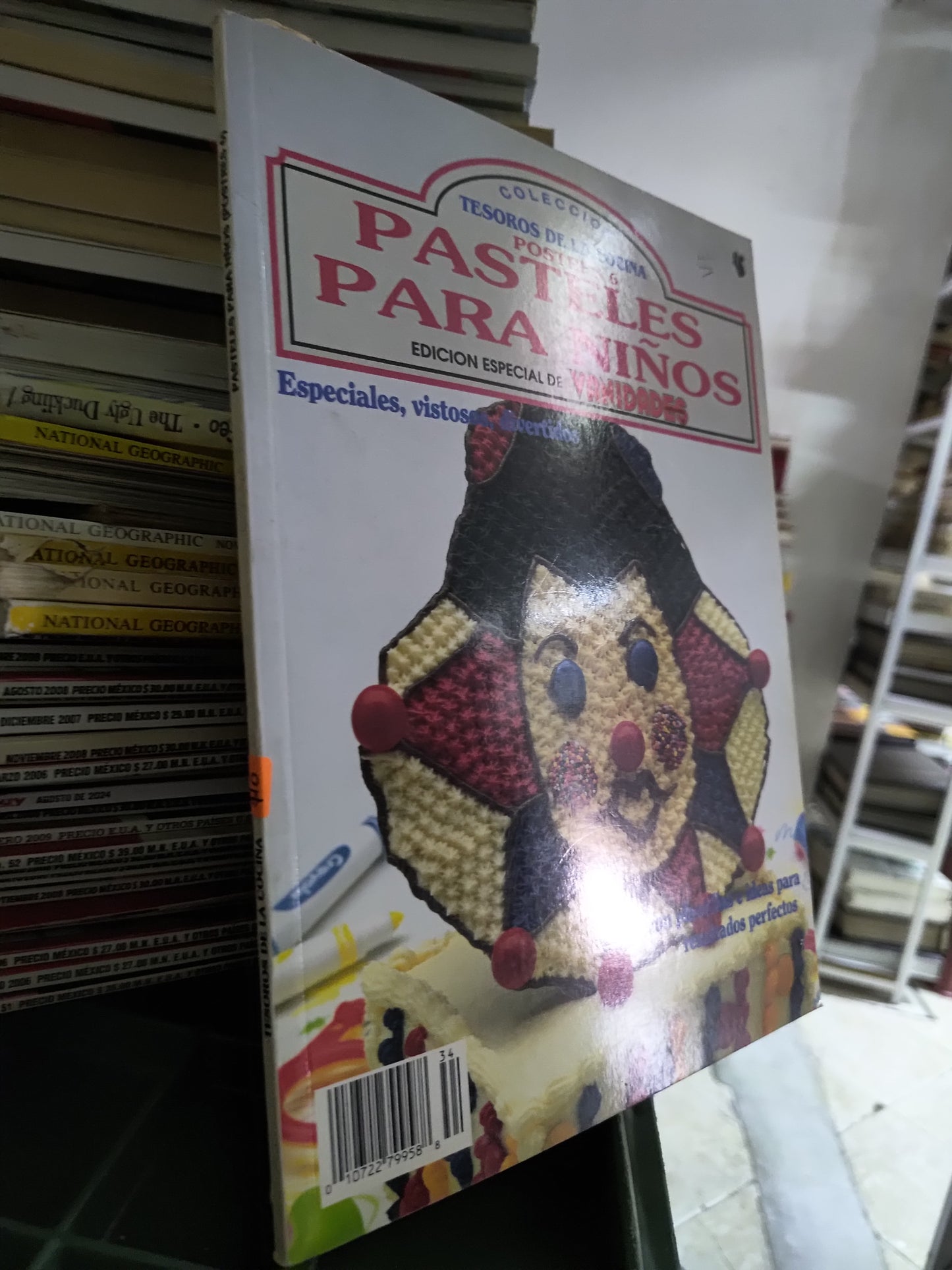 TESOROS DE LA COCINA PASTELES PARA NIÑOS POR EDITORIAL VANIDADES USADO COCINA JUAREZ 515
