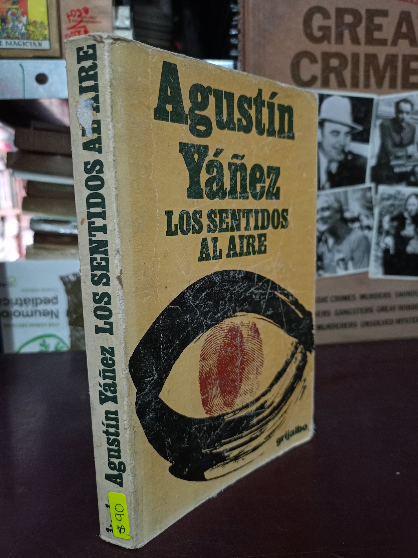 LOS SENTIDOS AL AIRE POR AGUSTÍN YÁÑEZ USADO NOVELA LITERARIO 305