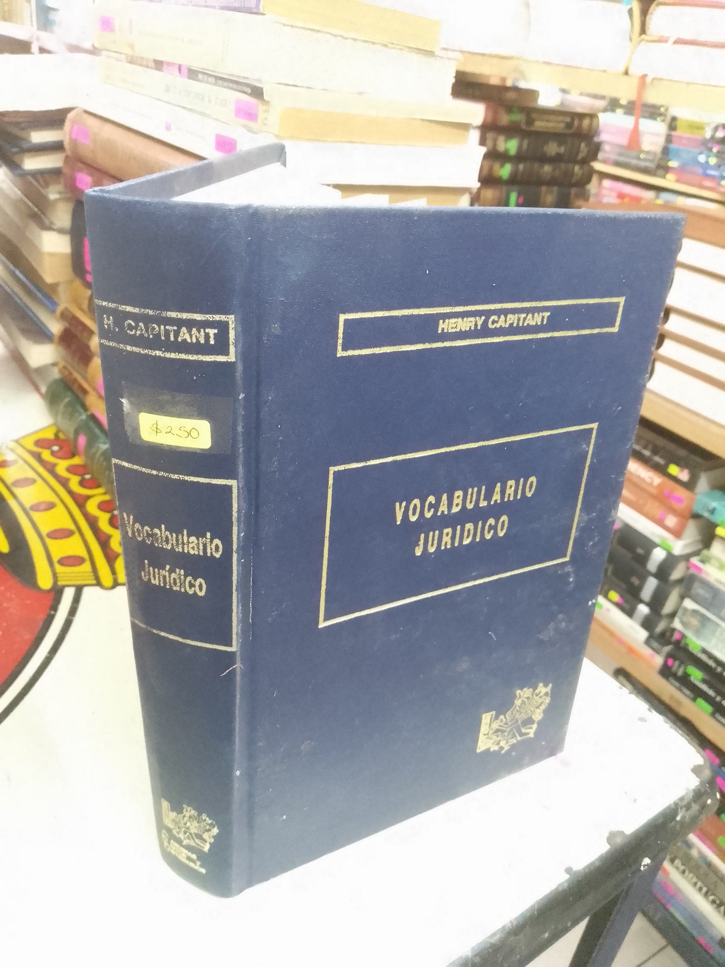 VOCABULARIO JURÍDICO POR HENRY CAPITANT USADO DERECHO LITERARIO 207