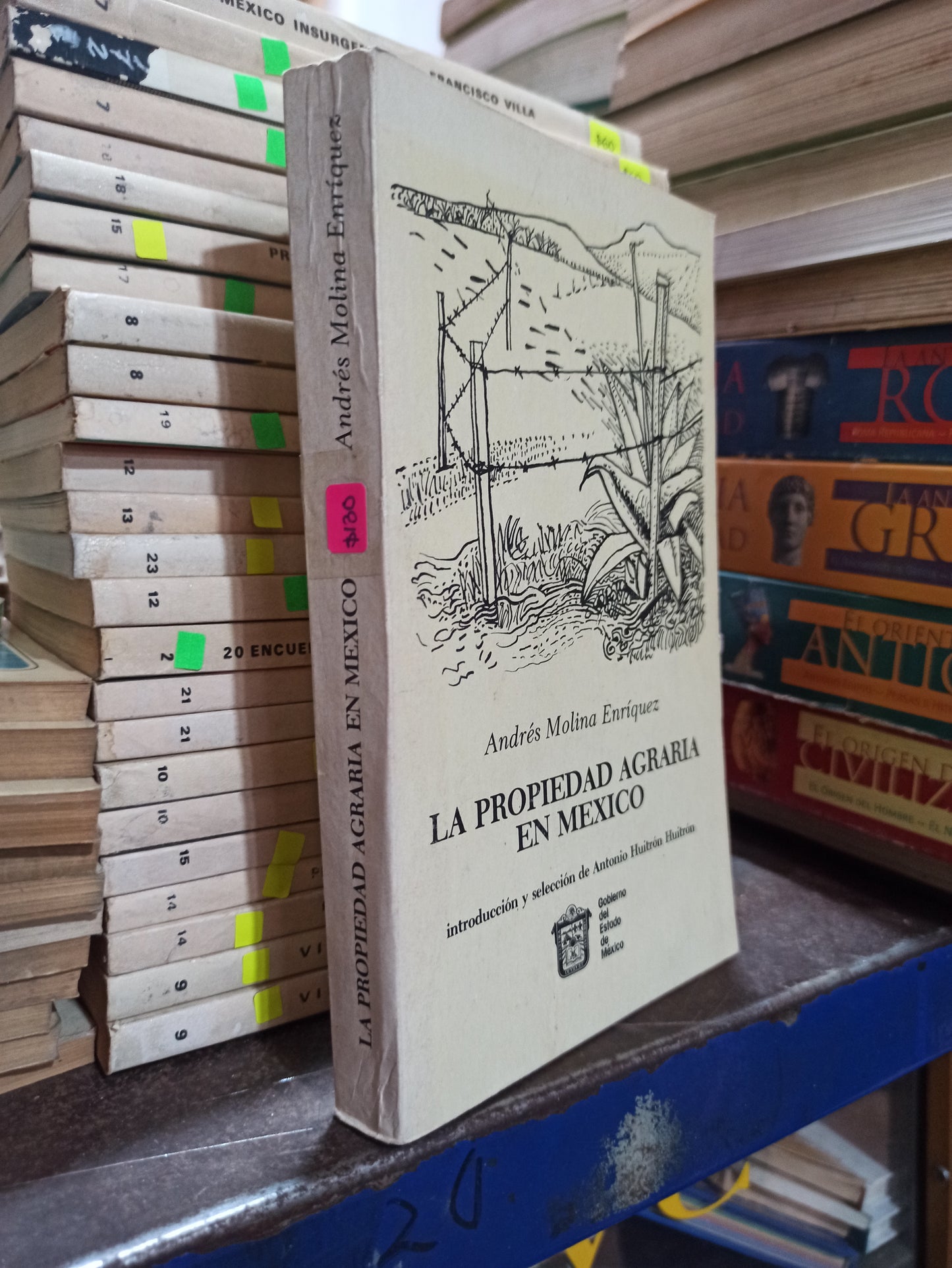 LA PROPIEDAD AGRARIA EN MÉXICO POR ANDRES MOLINA ENRIQUEZ USADO HISTORIA ALDAMA