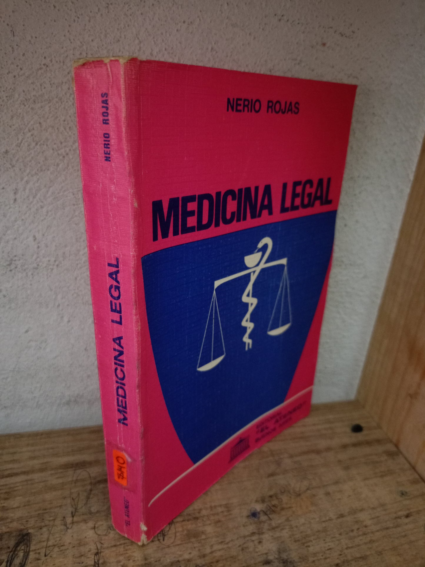 MEDICINA LEGAL POR NERIO ROJAS USADO DERECHO LITERARIO 305