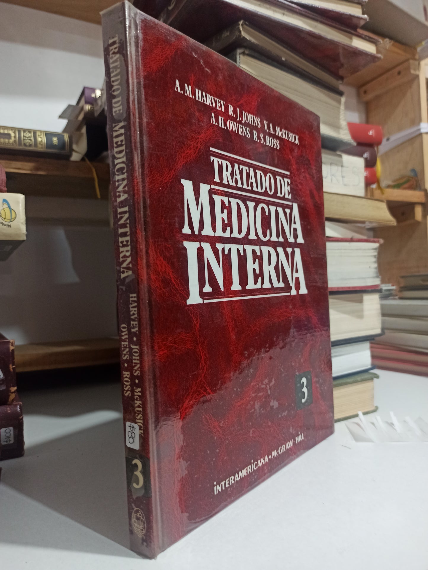 TRATADO DE MEDICINA INTERNA TOMO 3 POR A. M. JARVEY Y OTROS USADO SALUD JUÁREZ