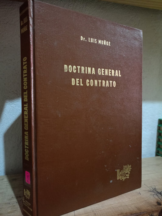 DOCTRINA GENERAL DEL CONTRATO POR LUIS MUÑOZ USADO DERECHO LITERARIO 305
