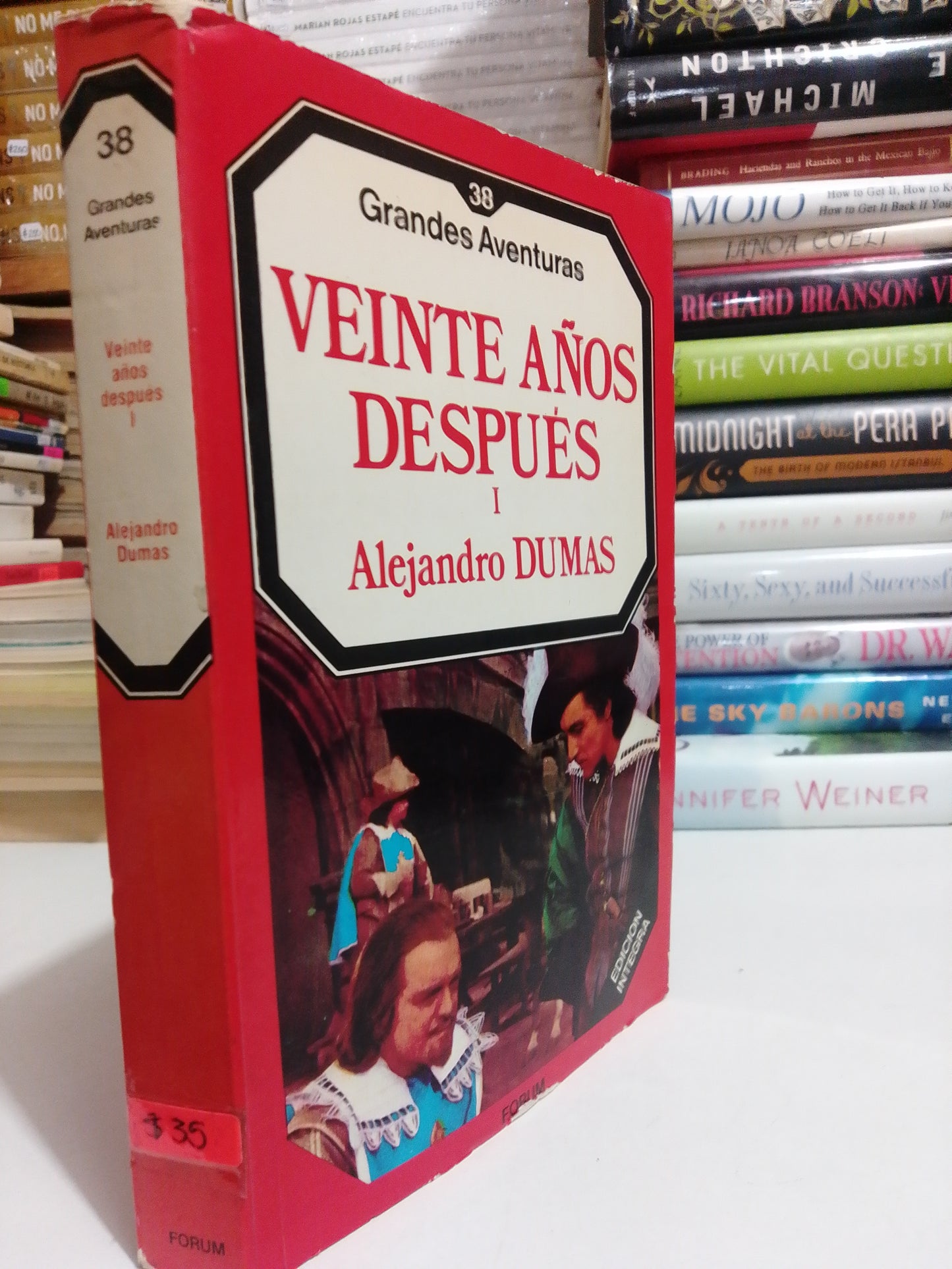 VEINTE AÑOS DESPUÉS 1 POR ALEJANDRO DUMAS USADO NOVELA JUÁREZ