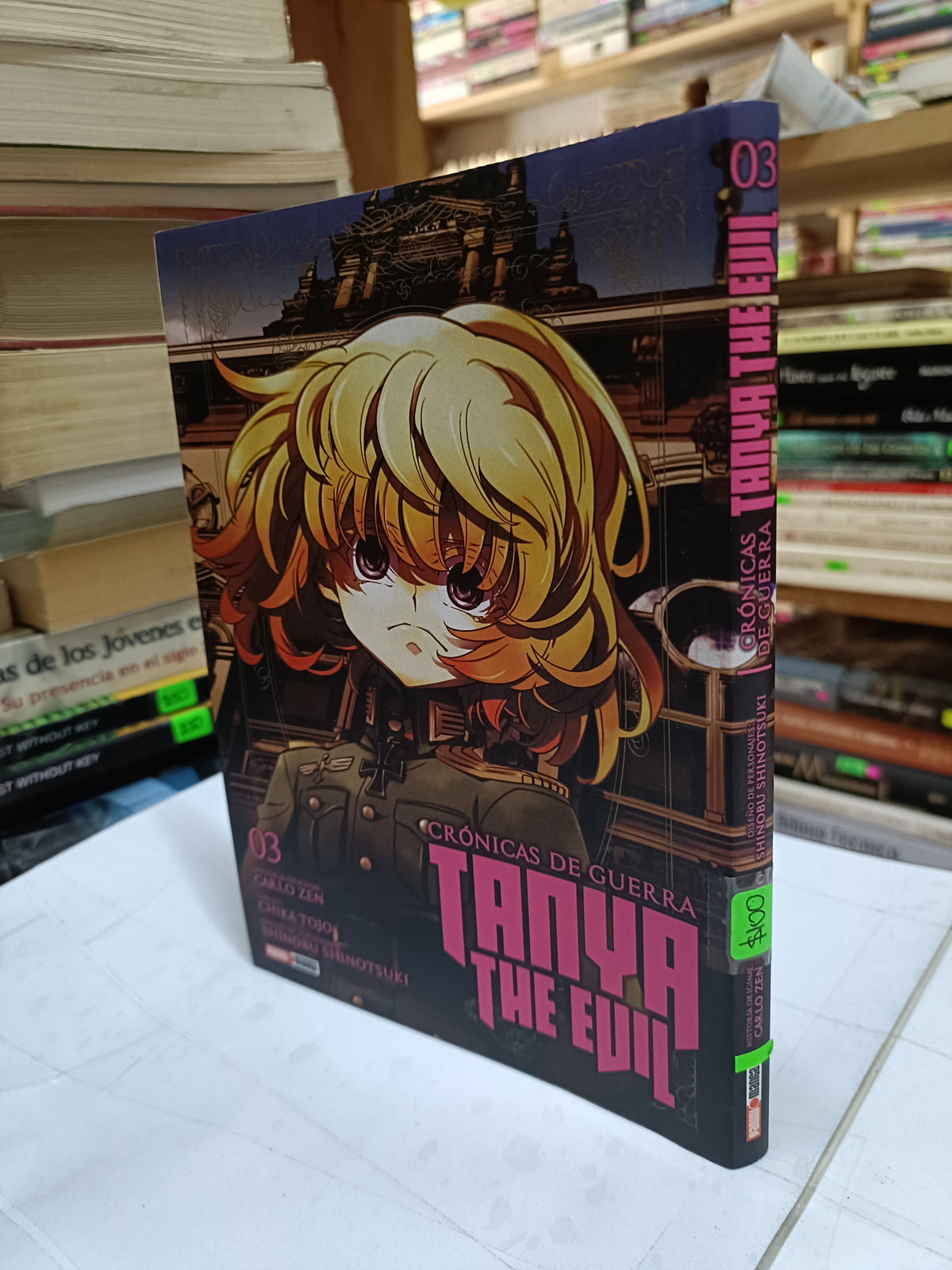 CRONICAS DE GUERRA TANYA THE EVIL 03 POR CARLO ZEN MANGA USADO NOVELA LITERARIO 207