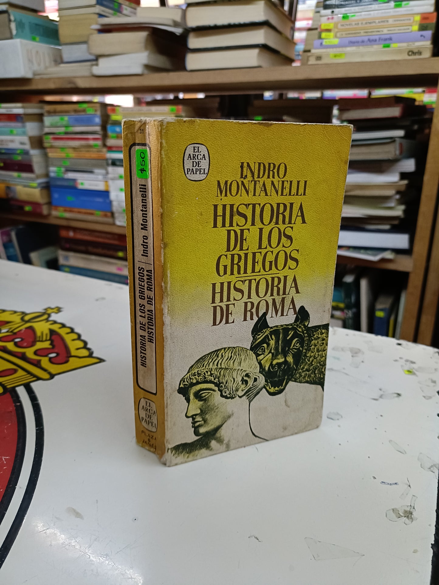 HISTORIAS DE LOS GRIEGOS/HISTORIA DE ROMA POR INDRO MONTANELLI USADO HISTORIA LITERARIO 207