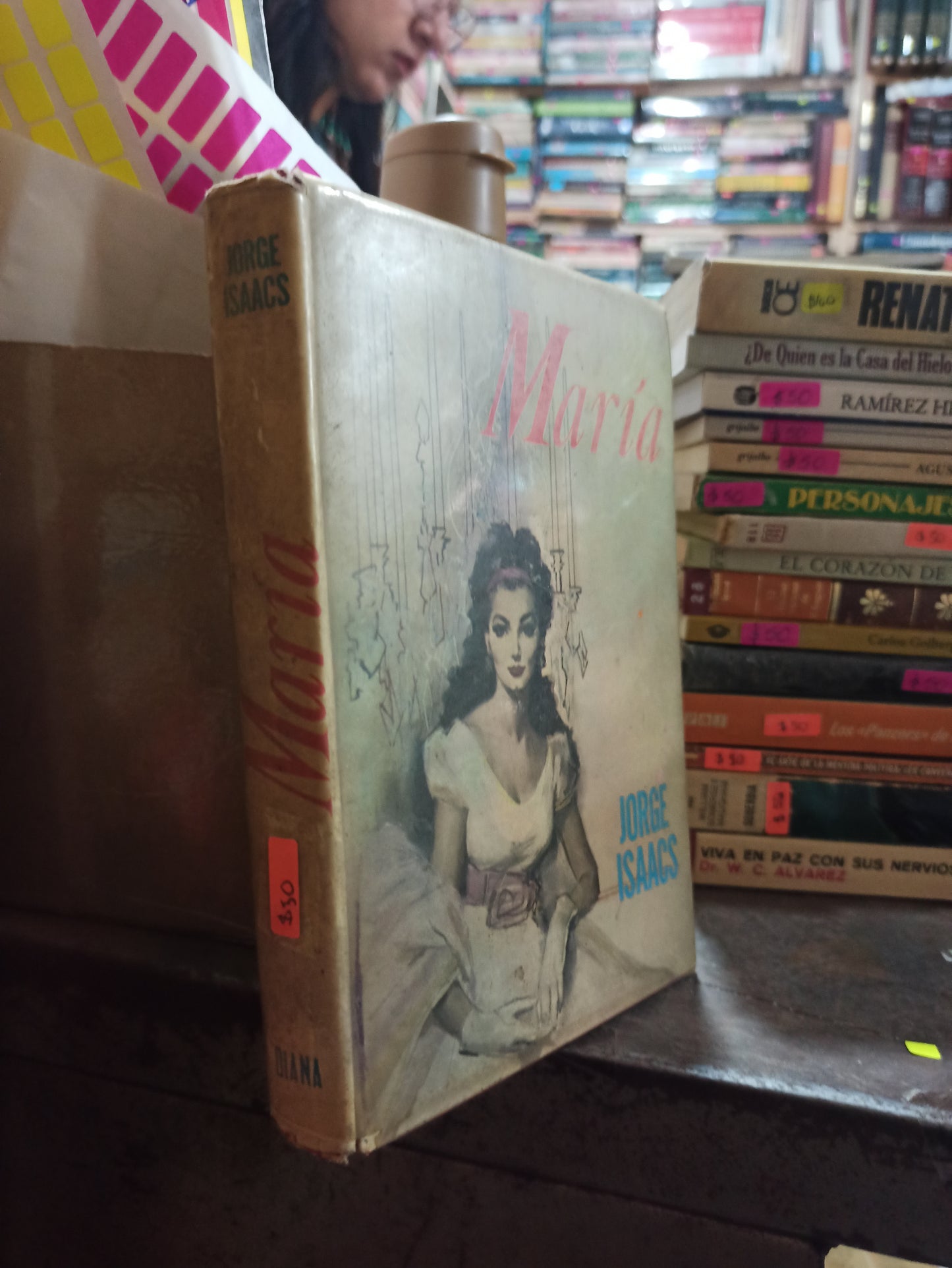 MARIA POR JORGE ISAACS USADO NOVELAS ALDAMA