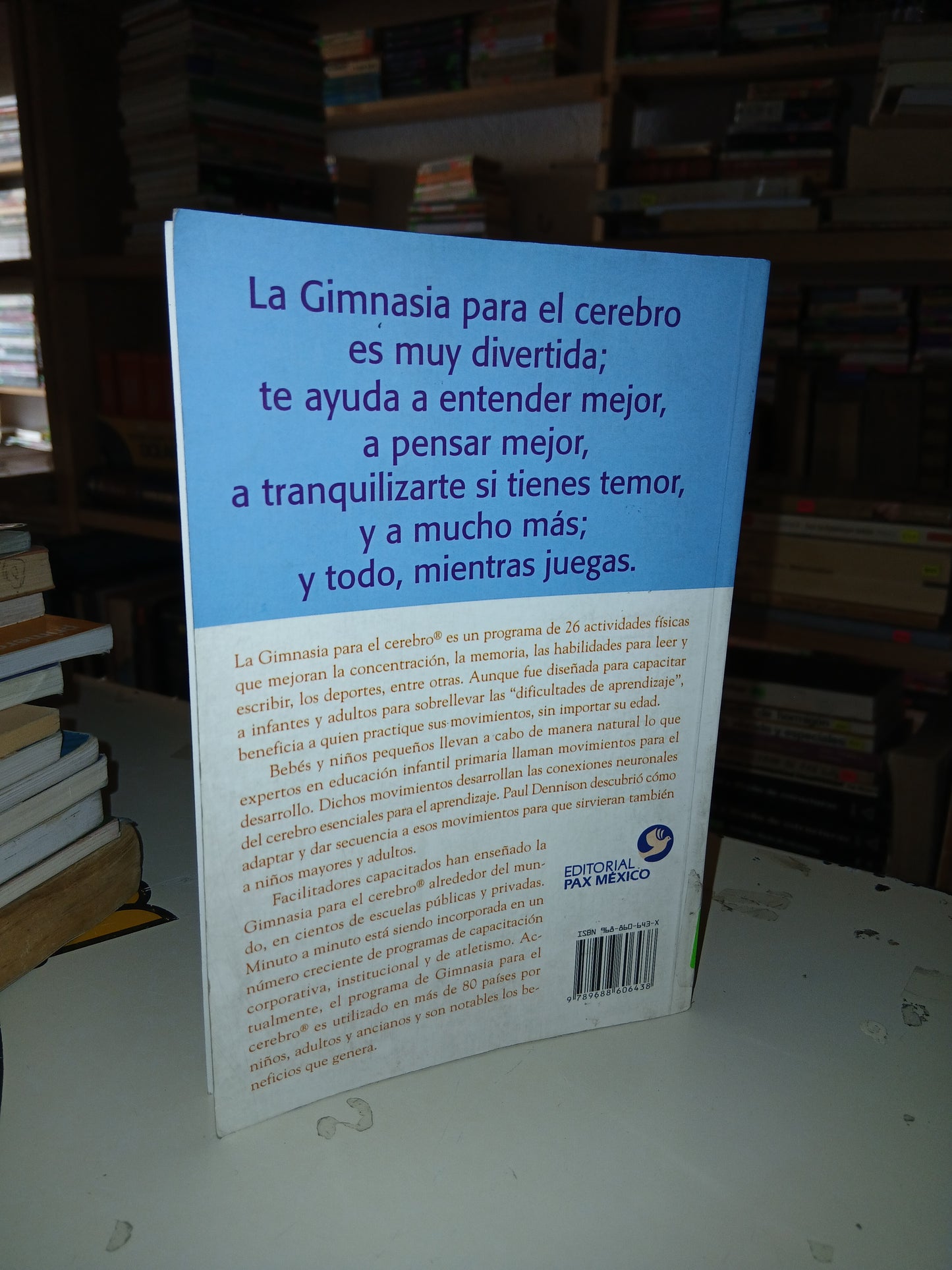 GIMNASIA PARA EL CEREBRO POR PAUL E. & GAIL E. DENISSON USADO INFANTIL LITERARIO 207