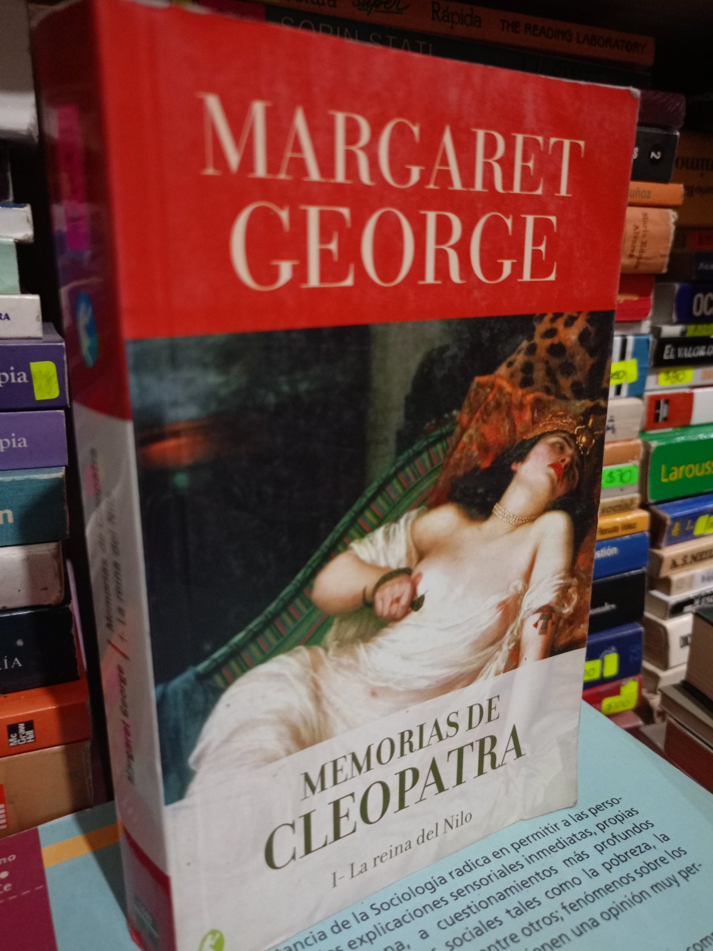 MEMORIAS DE CLEOPATRA POR MARGARET GEORGE USADO NOVELA LITERARIO 305