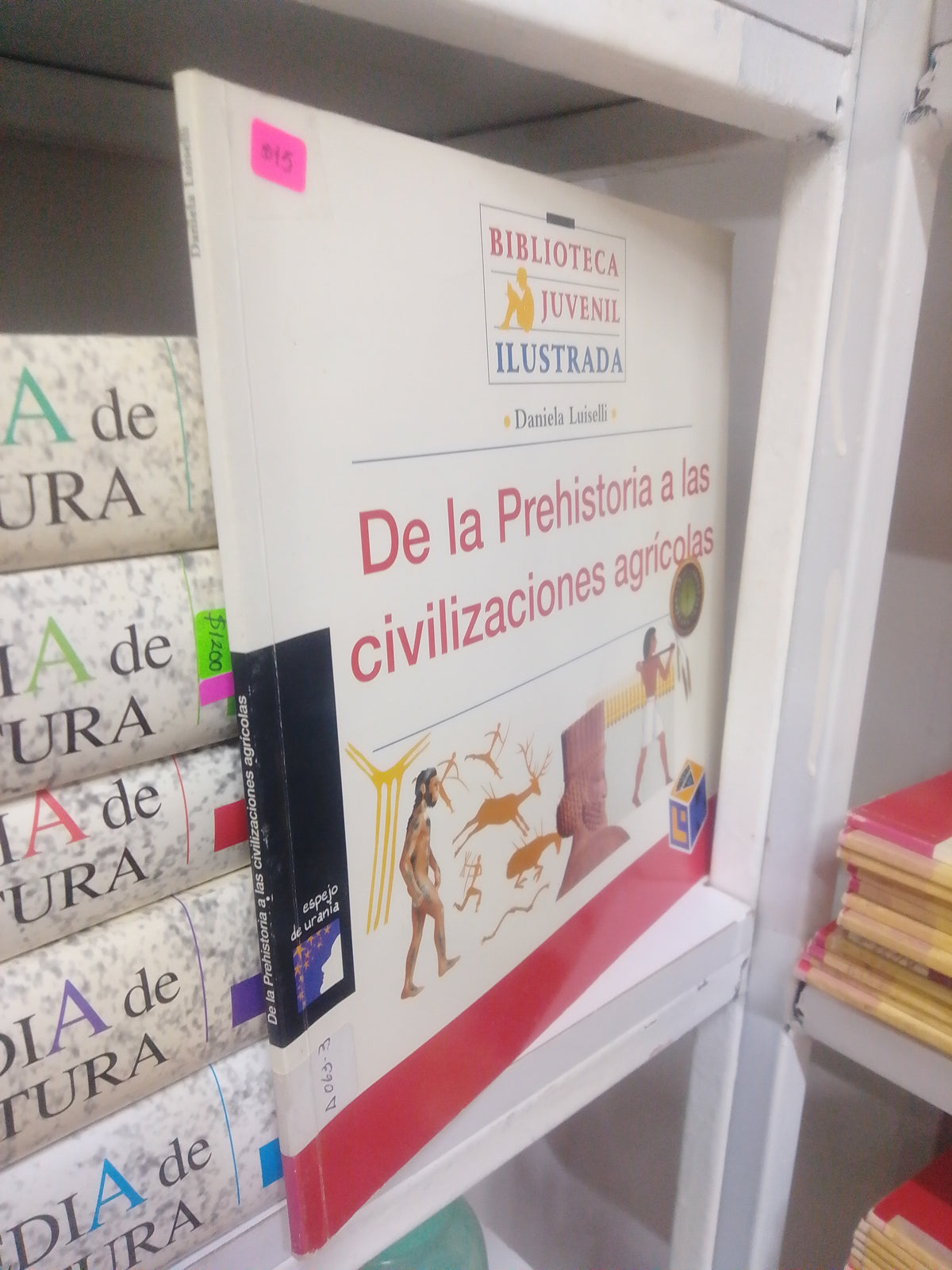 DE LA PREHISTORIA A LAS CIVILIZACIONES AGRICOLAS, POR DANIELA LUISELLI, USADO, INFANTIL, JUAREZ 515