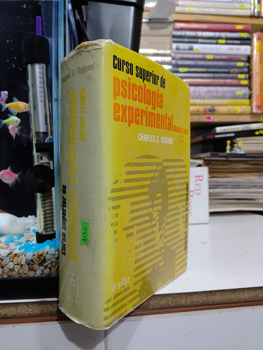 CURSO SUPERIOR DE PSICOLOGIA EXPERIMENTAL POR CHARLES E. OSGOOD USADO PSICOLGIA JUAREZ