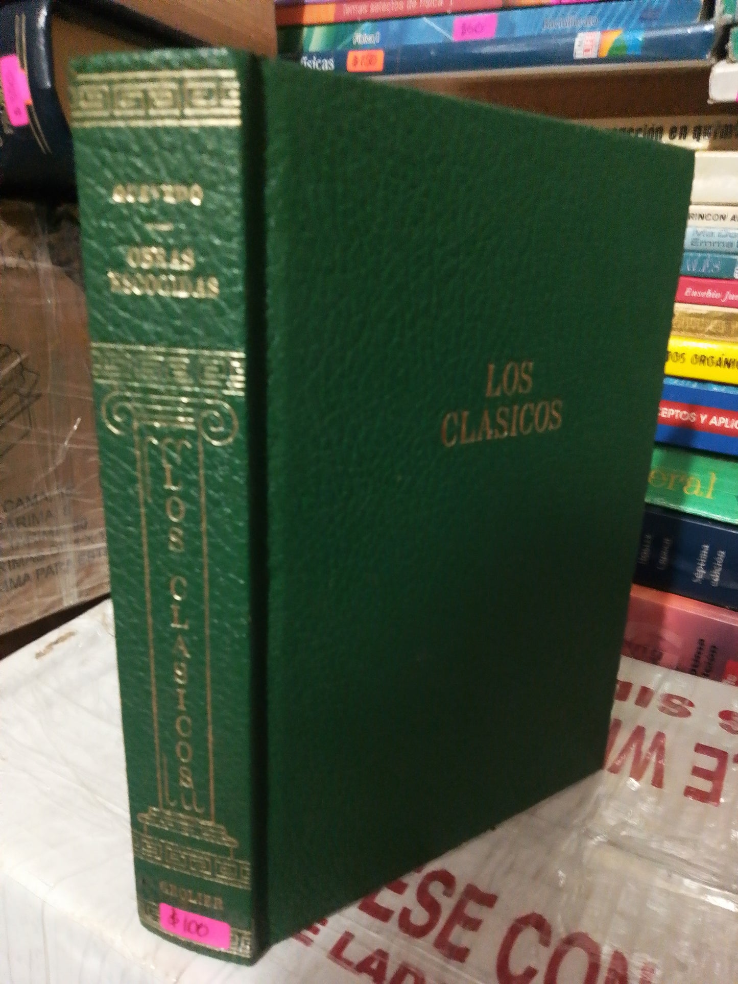 OBRAS ESCOGIDAS POR QUEVEDO USADO NOVELA JUÁREZ