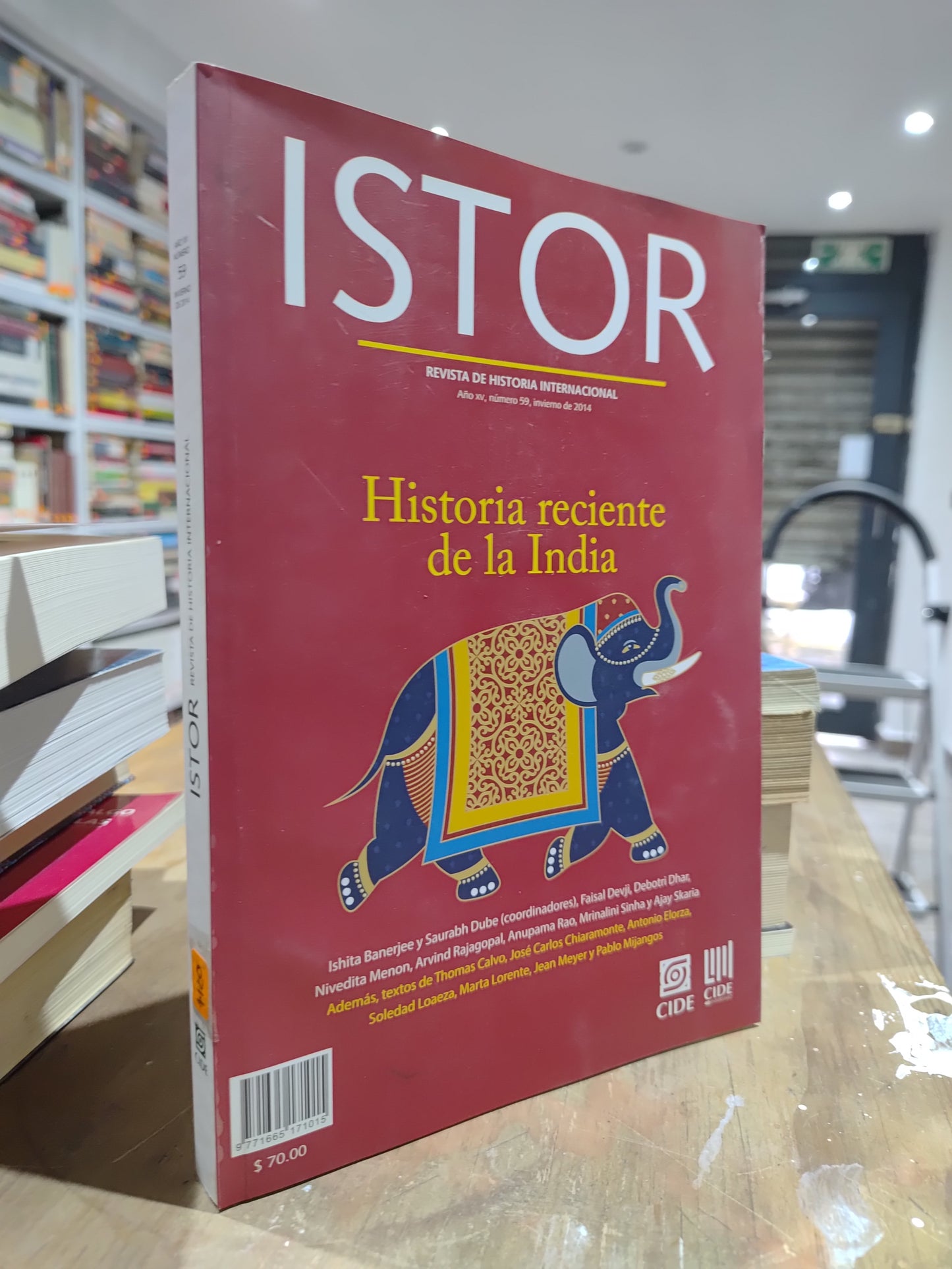 ISTOR HISTORIA RECIENTE DE LA INDIA POR VARIOS AUTORES USADO HISTORIA JUAREZ 515