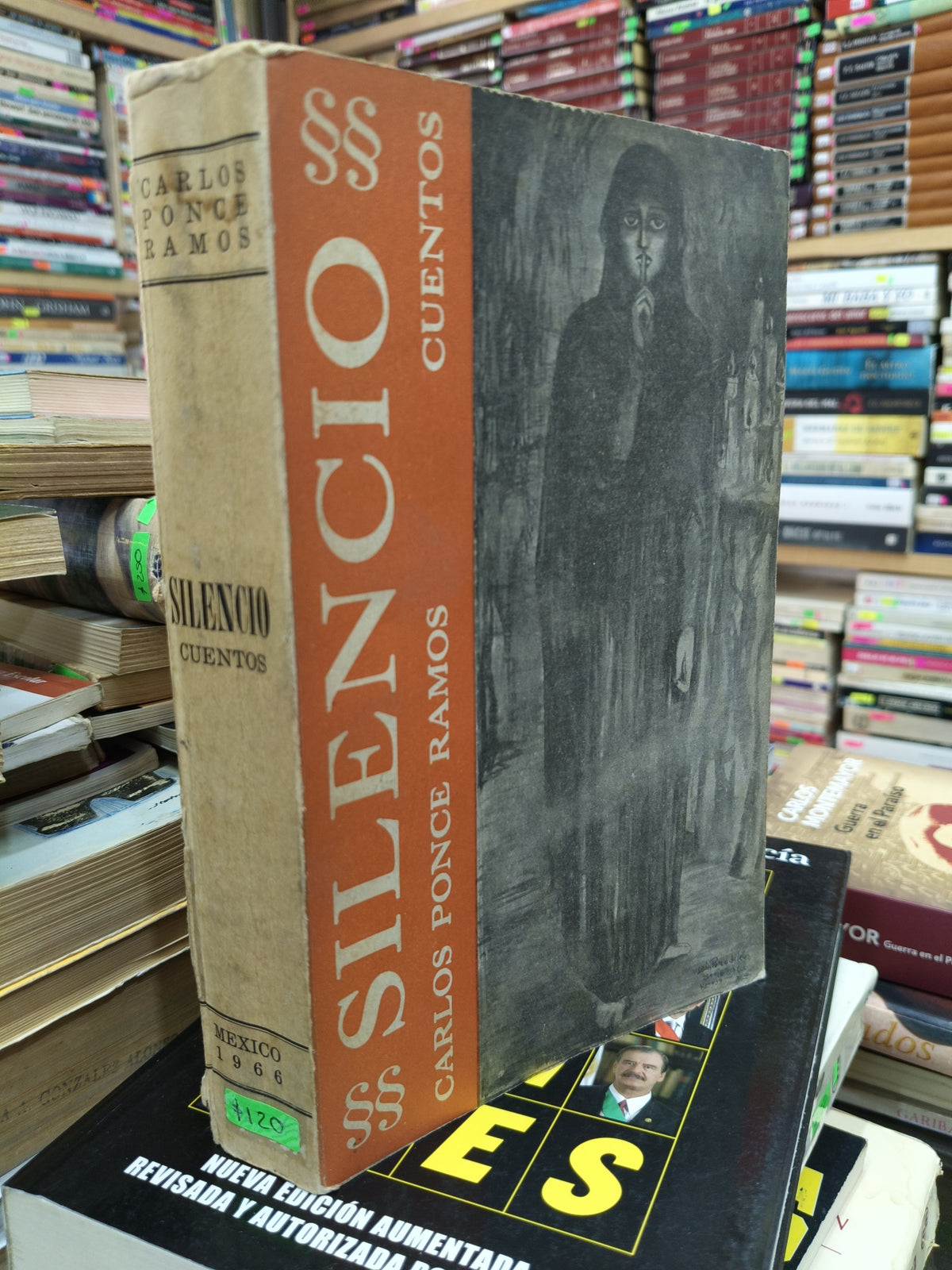 SILENCIO CUENTOS POR CARLOS PONCE RAMOS USADO NOVELA JUAREZ 515