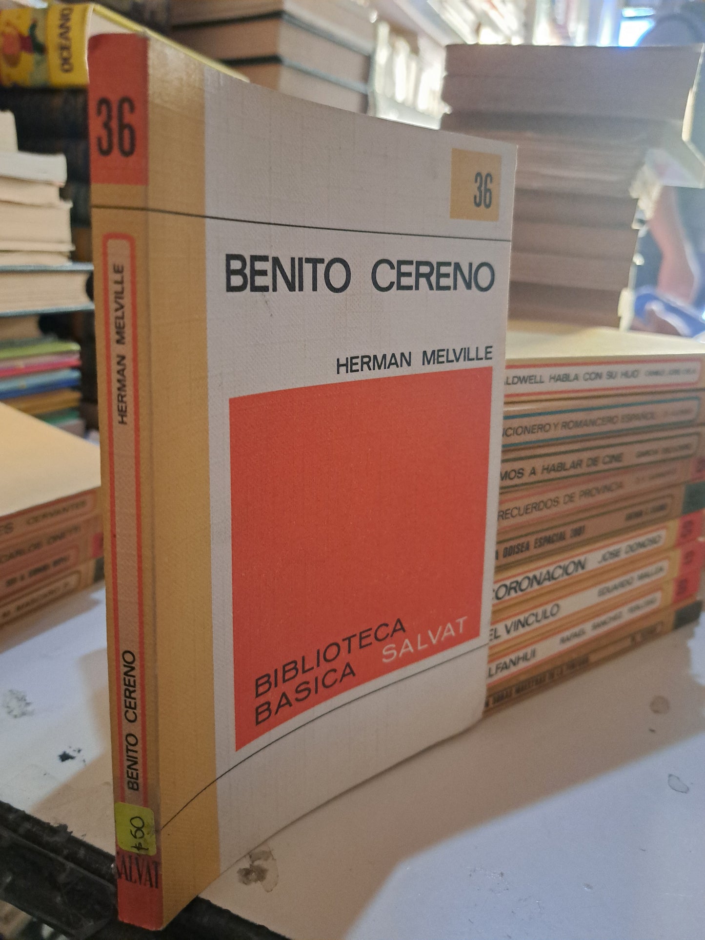 BENITO CERENO HERMAN MELVILLE USADO NOVELA LITERARIO 207