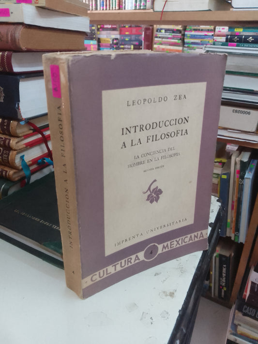 INTRODUCCIÓN A LA FILOSOFÍA POR LEOPOLDO ZEA USADO SOCIOLOGÍA LITERARIO 207