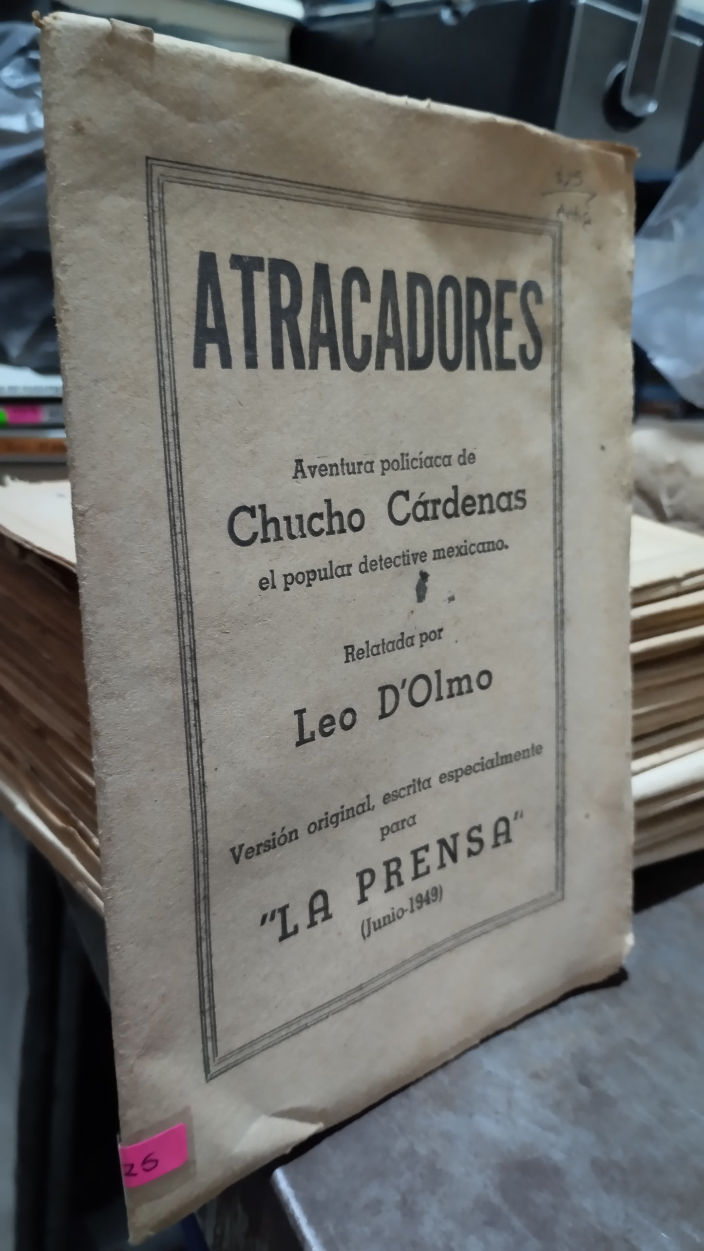 ATRACADORES POR EDITORIAL LA PRENSA LIBRO USADO ANTIGUO ALDAMA