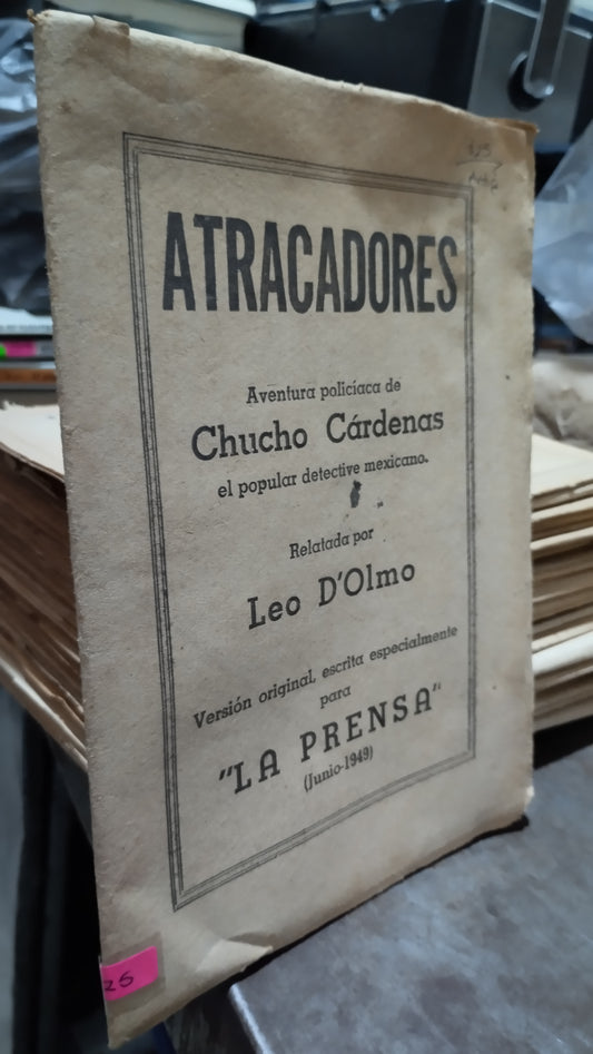 ATRACADORES POR EDITORIAL LA PRENSA LIBRO USADO ANTIGUO ALDAMA