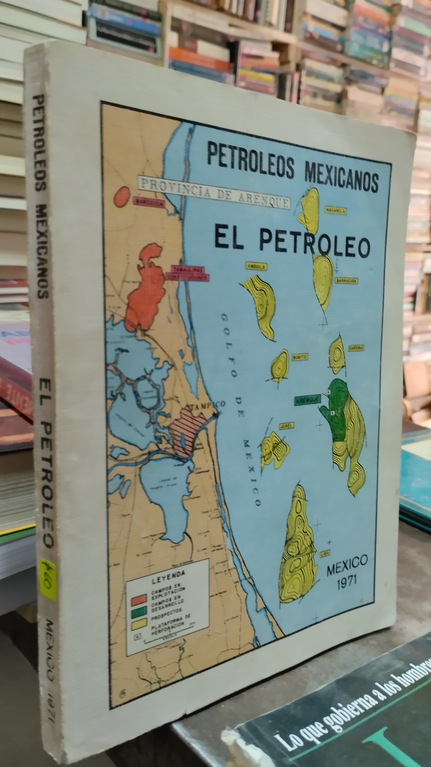 EL PETROLEO MEXICO 1971 LIBRO USADO GEOGRAFIA ALDAMA