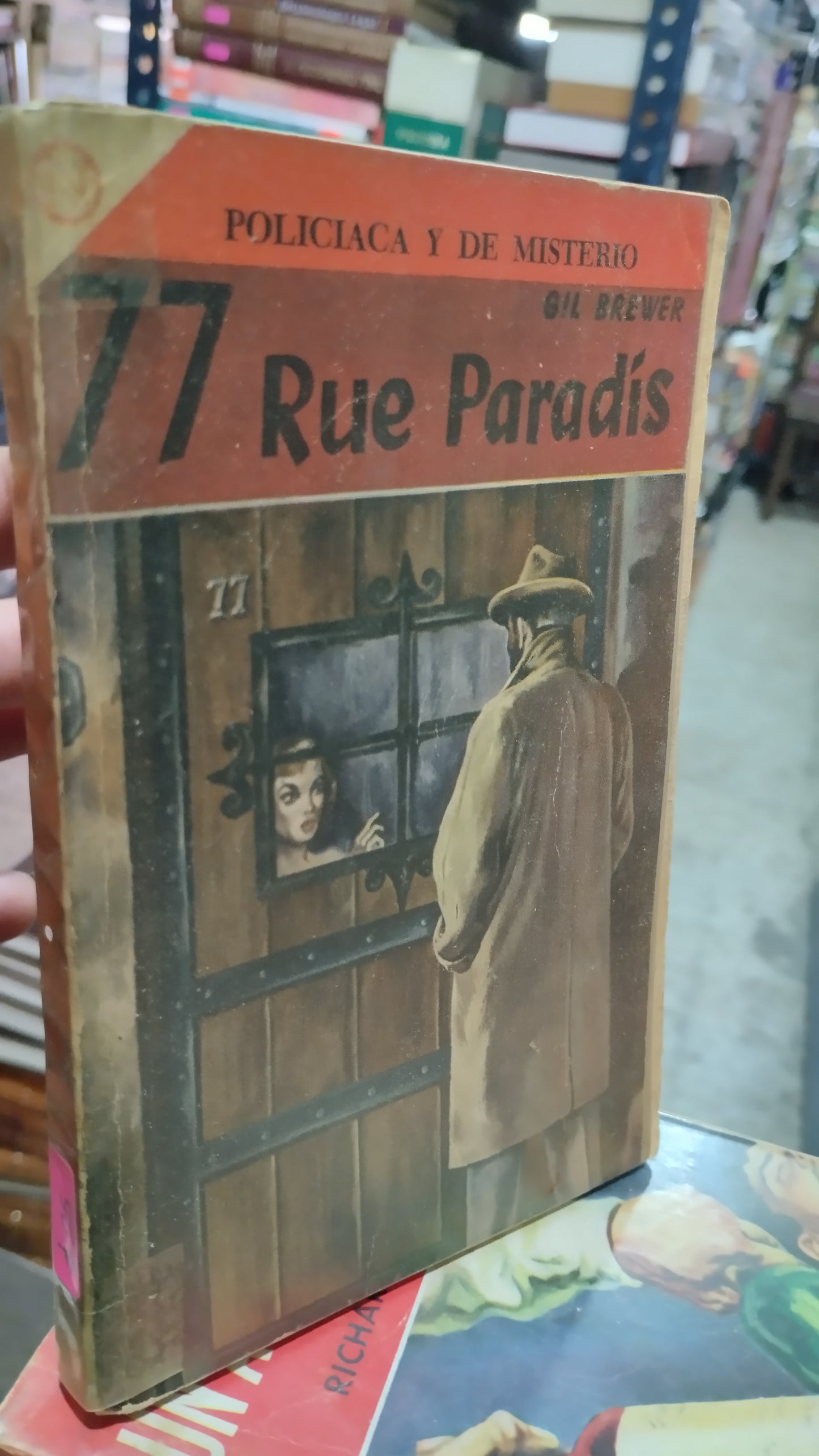 77 RUE PARADÍS POR GIL BREWER LIBRO USADO NOVELAS ALDAMA