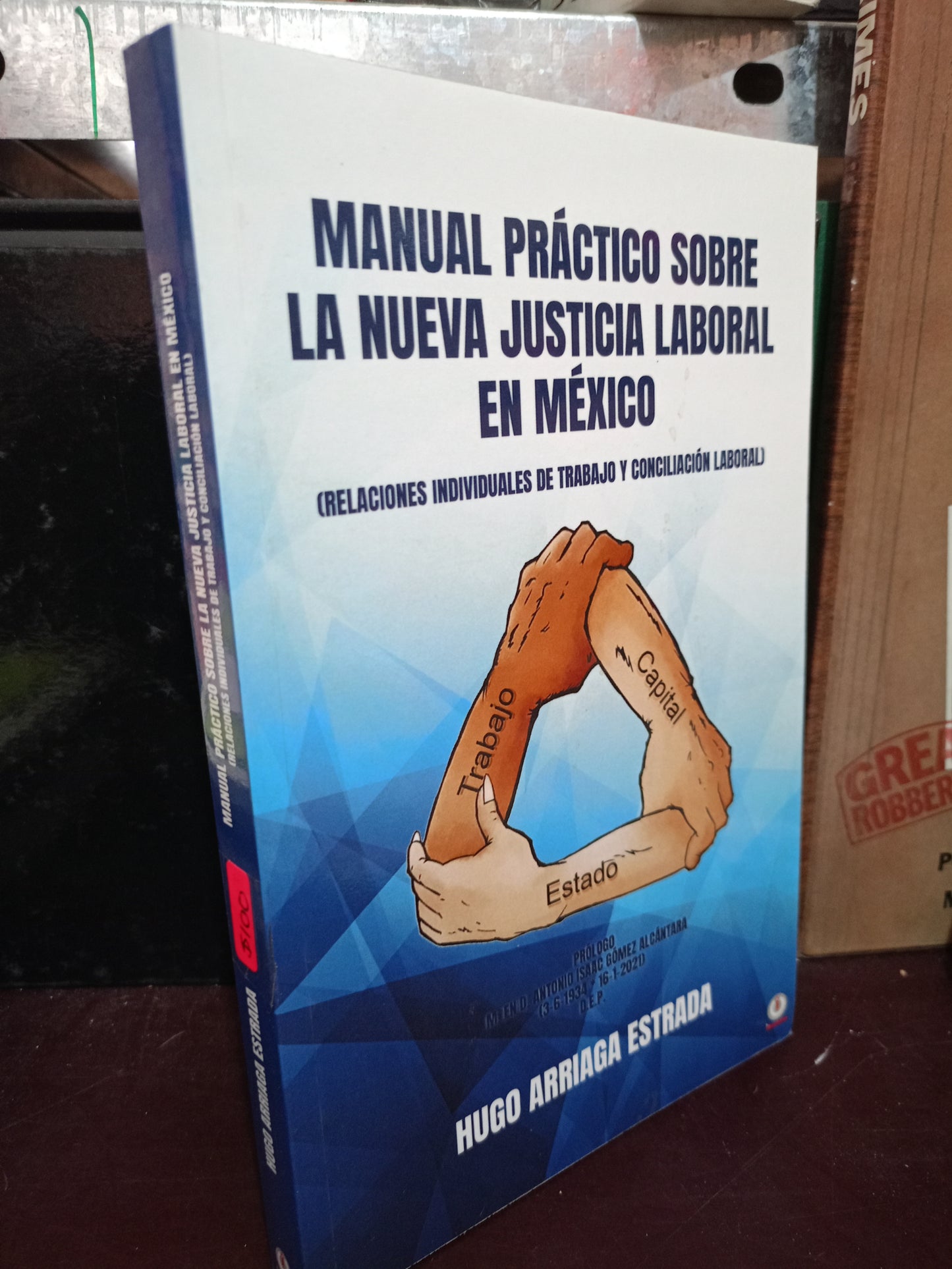 MANUAL PRÁCTICO SOBRE LA NUEVA JUSTICIA LABORAL EN MÉXICO RELACIONES INDIVIDUALES DE TRABAJO Y CONCILIACIÓN LABORAL POR HUGO ARRIAGA ESTRADA USADO DERECHO LITERARIO 305